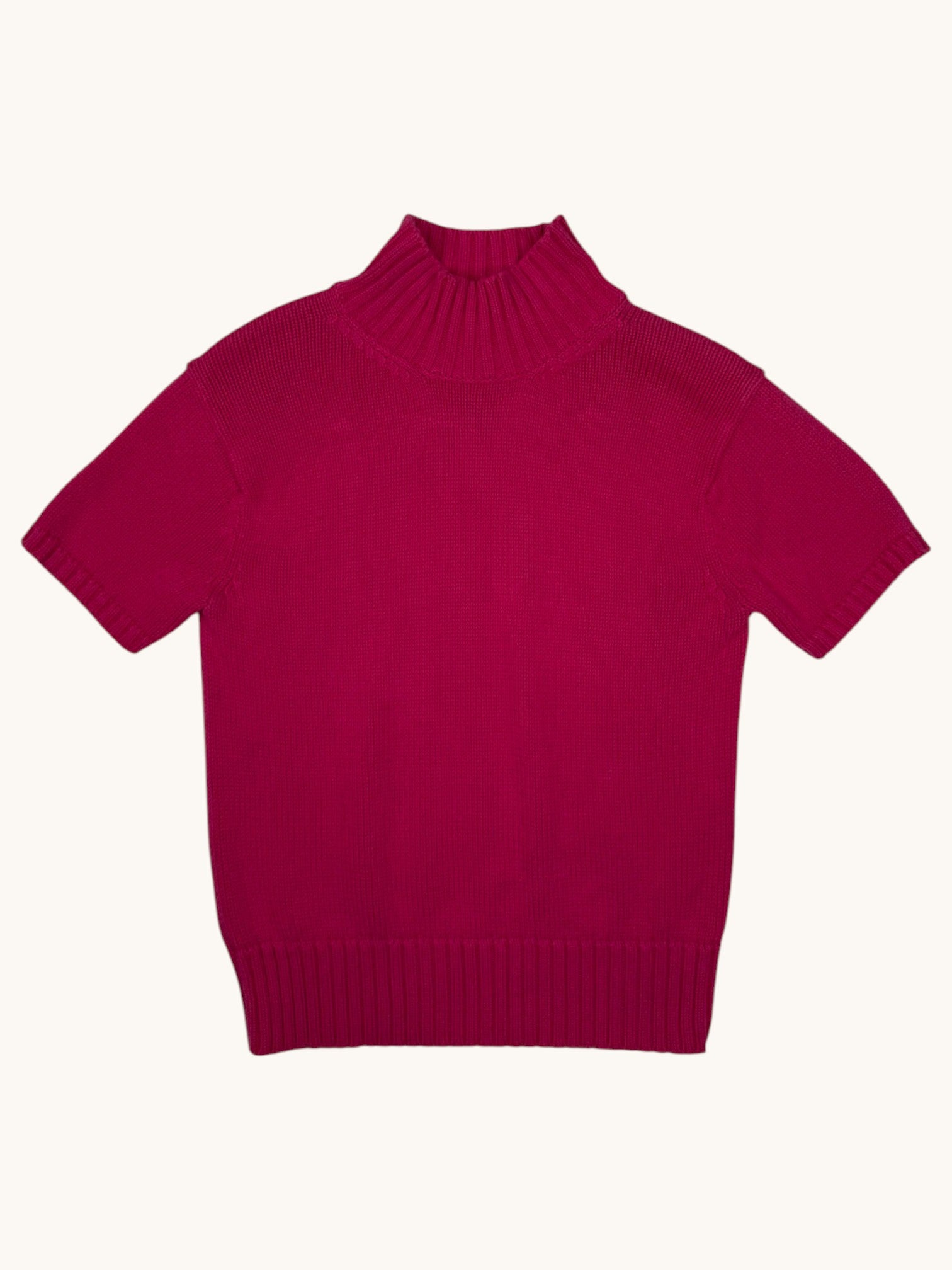 90s Billblass Jeans Pink Turtleneck Sweater - S