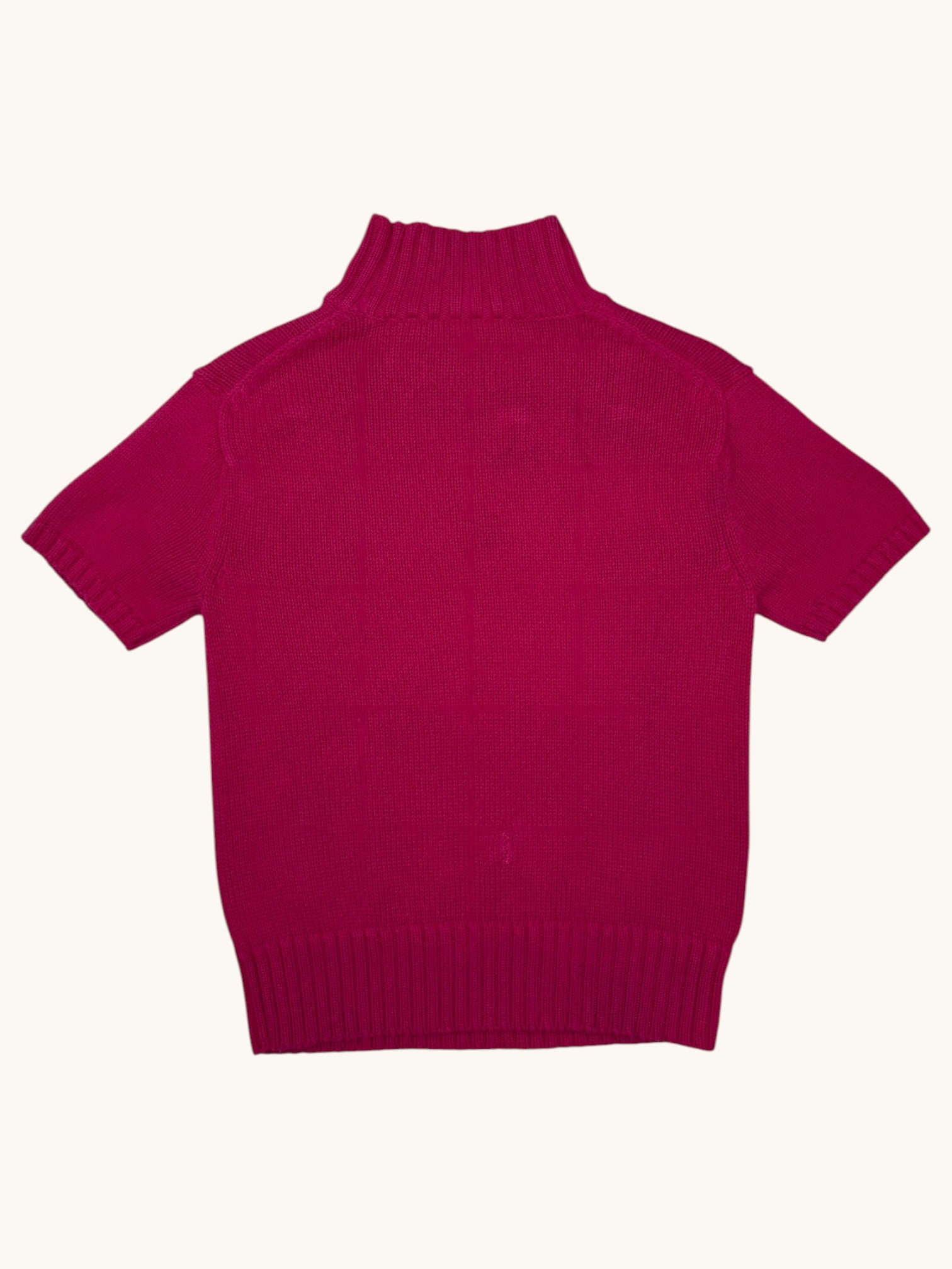 90s Billblass Jeans Pink Turtleneck Sweater - S