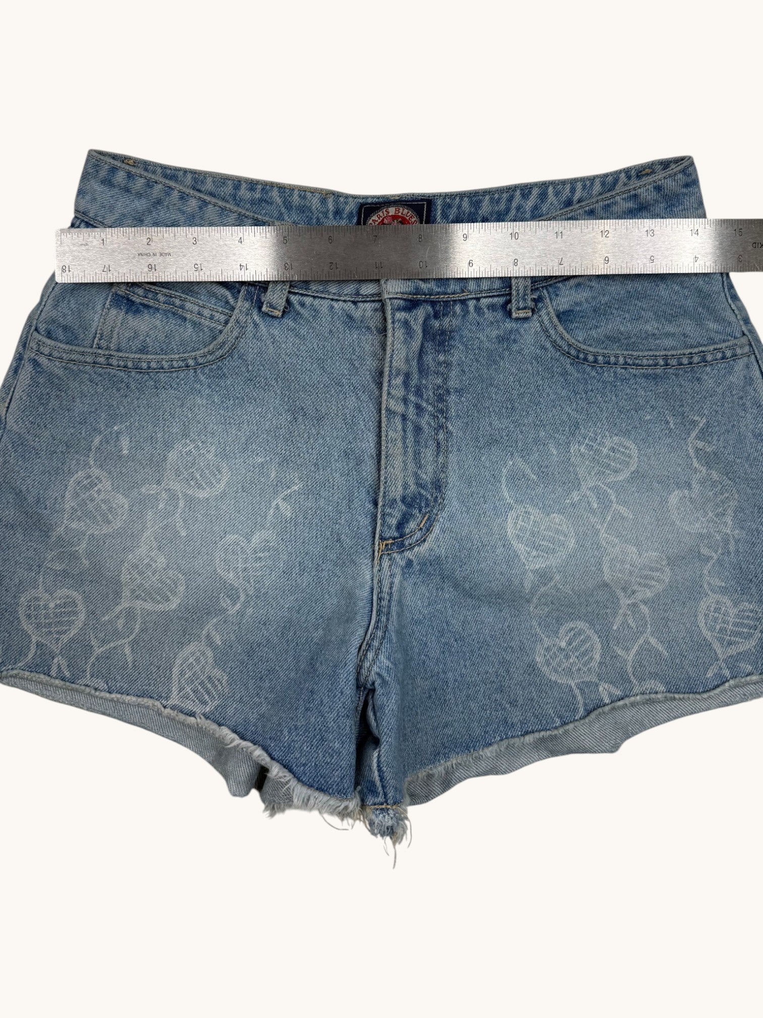 90s Paris Blues Denim Shorts - 7