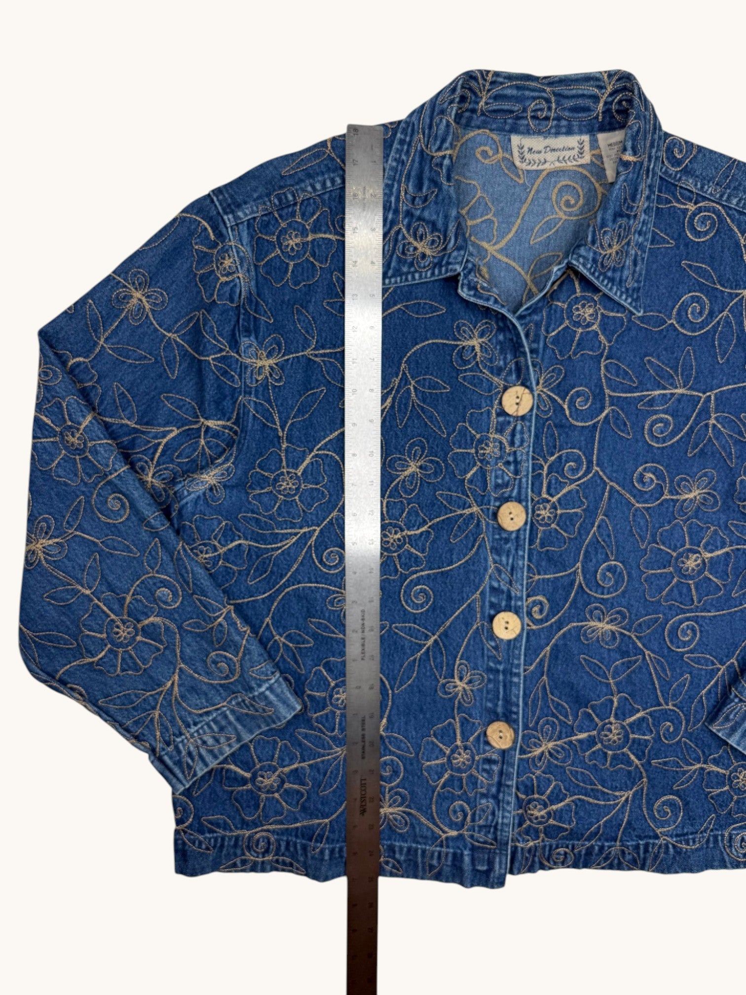 00s New Direction Blue Denim Jacket - M