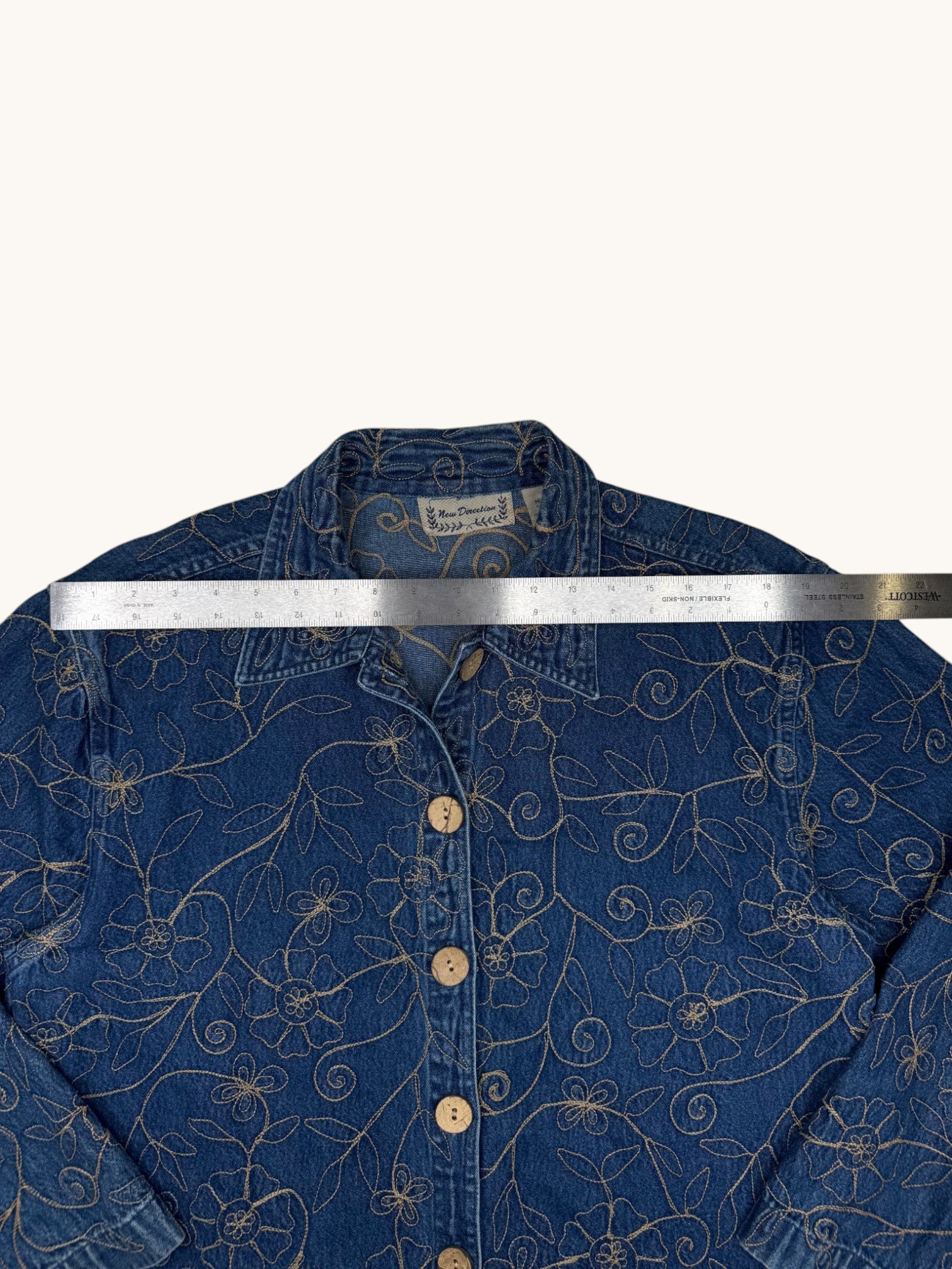 00s New Direction Blue Denim Jacket - M