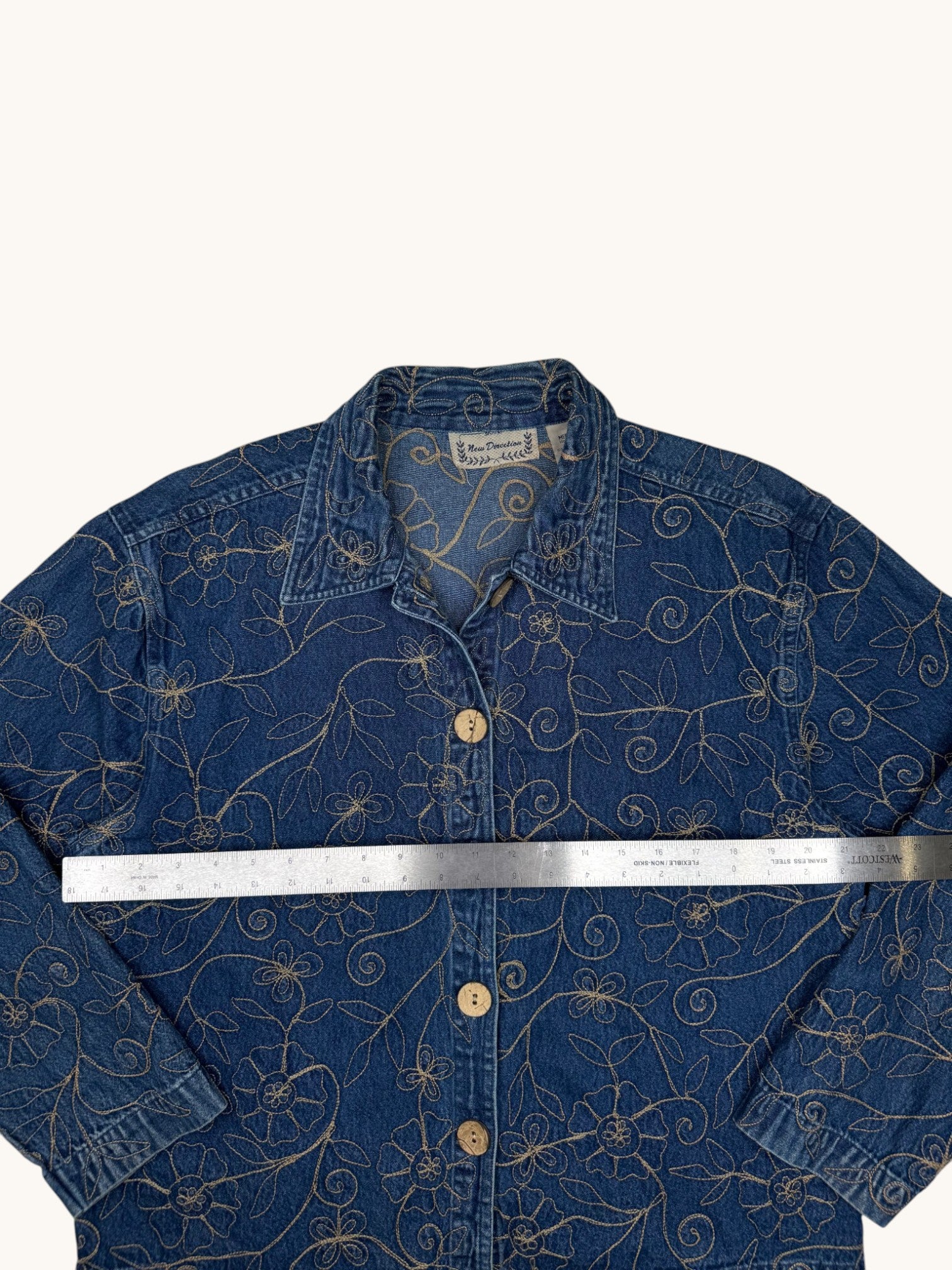 00s New Direction Blue Denim Jacket - M