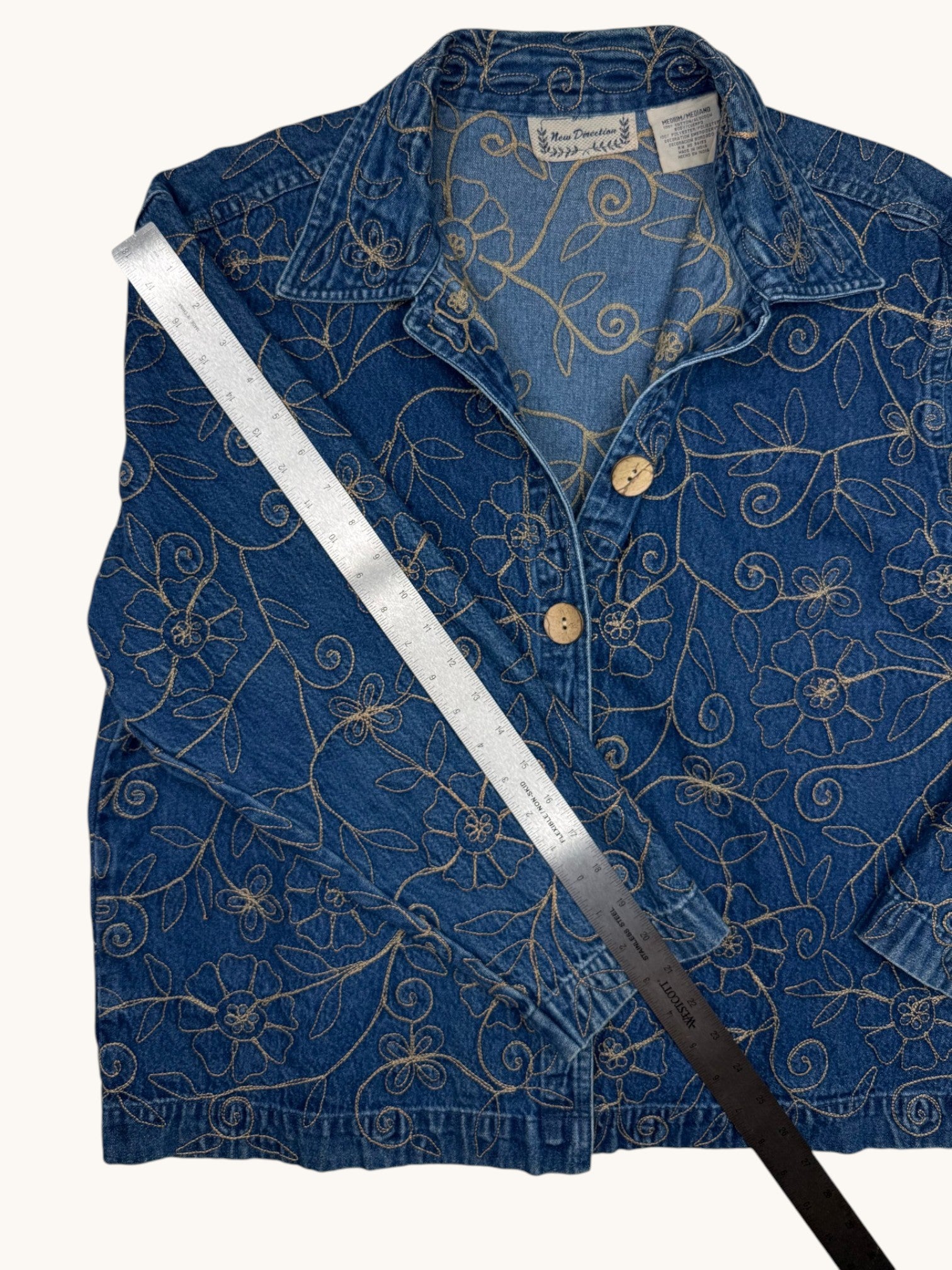 00s New Direction Blue Denim Jacket - M