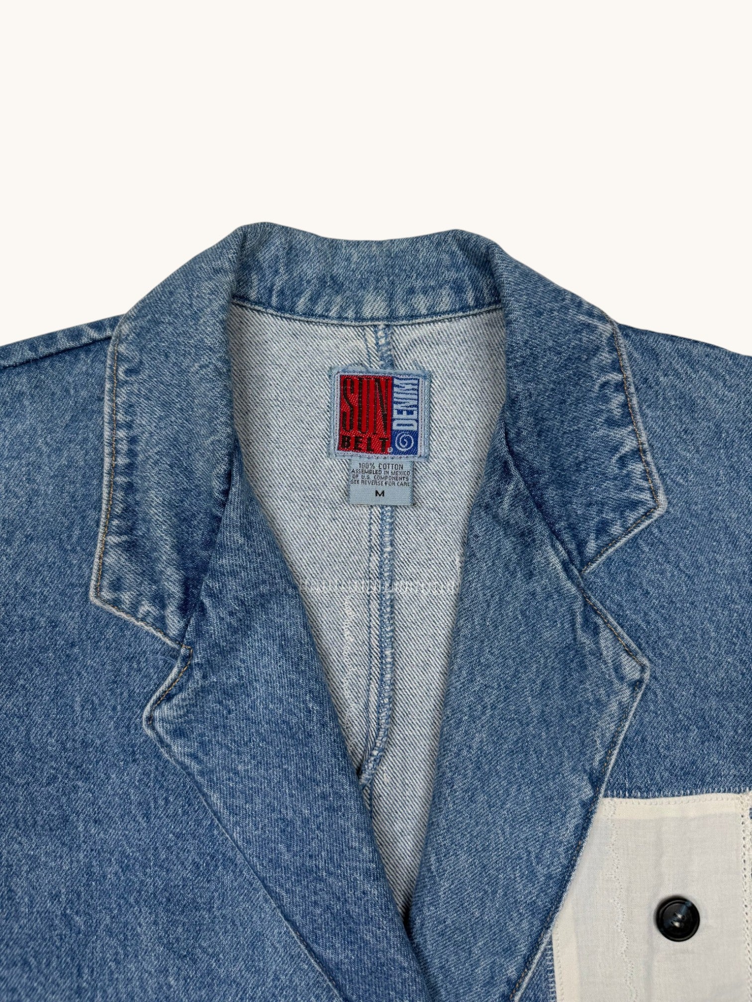90s Sunbelt Denim Blue Denim Jacket - M