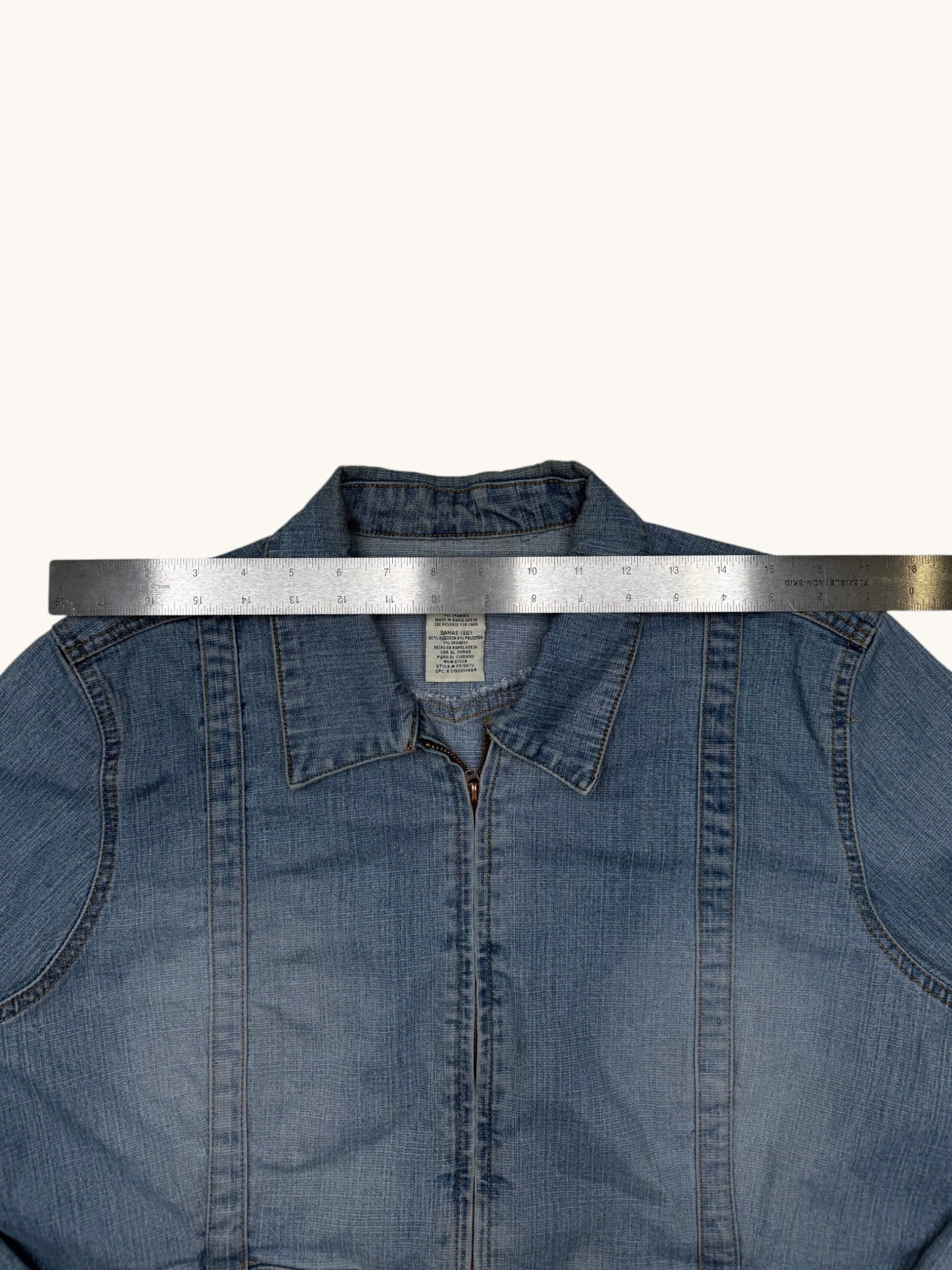 90s Faded Glory Blue Denim Jacket - XL