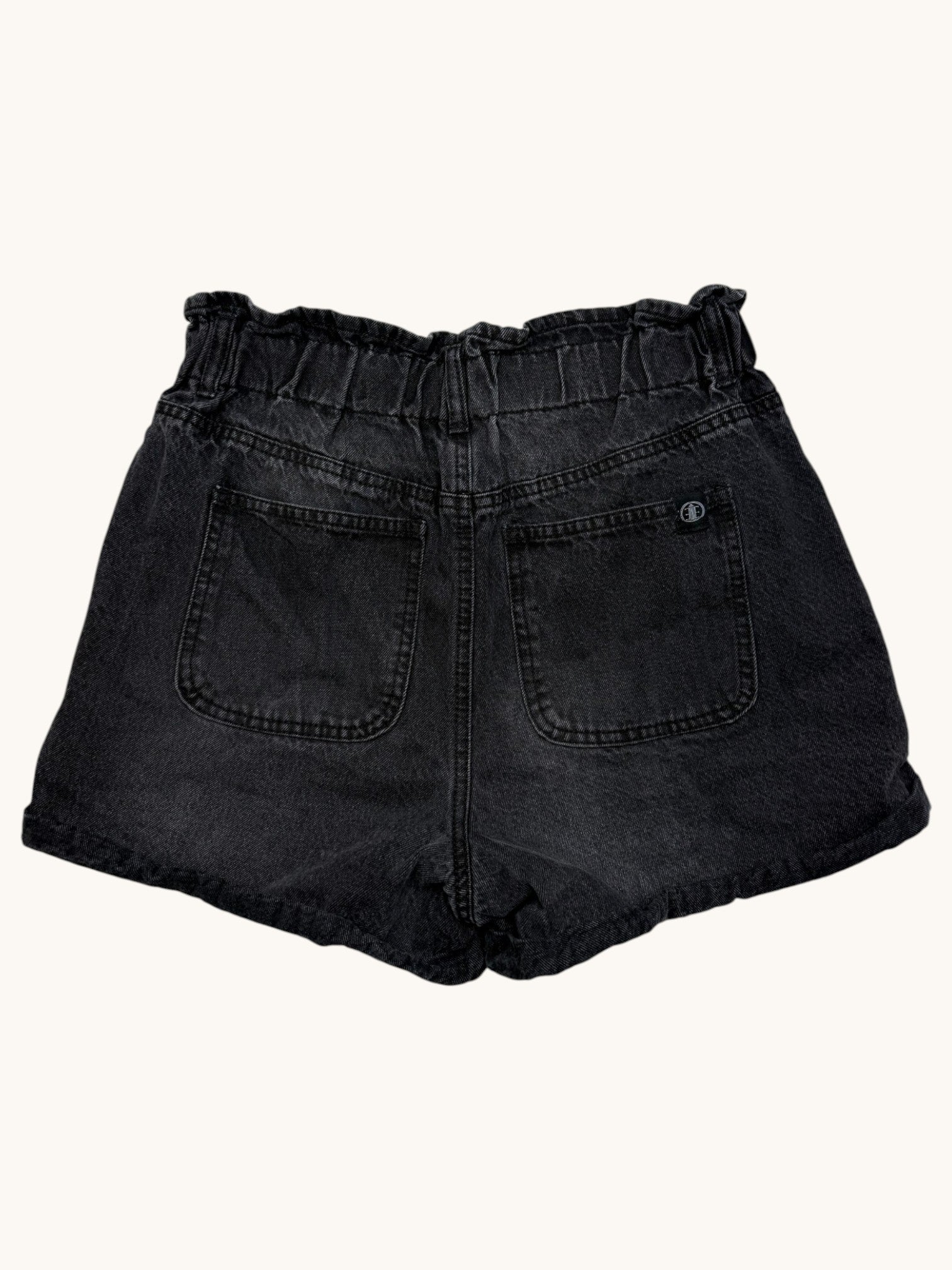 Elite Jeans Black Denim Shorts - M