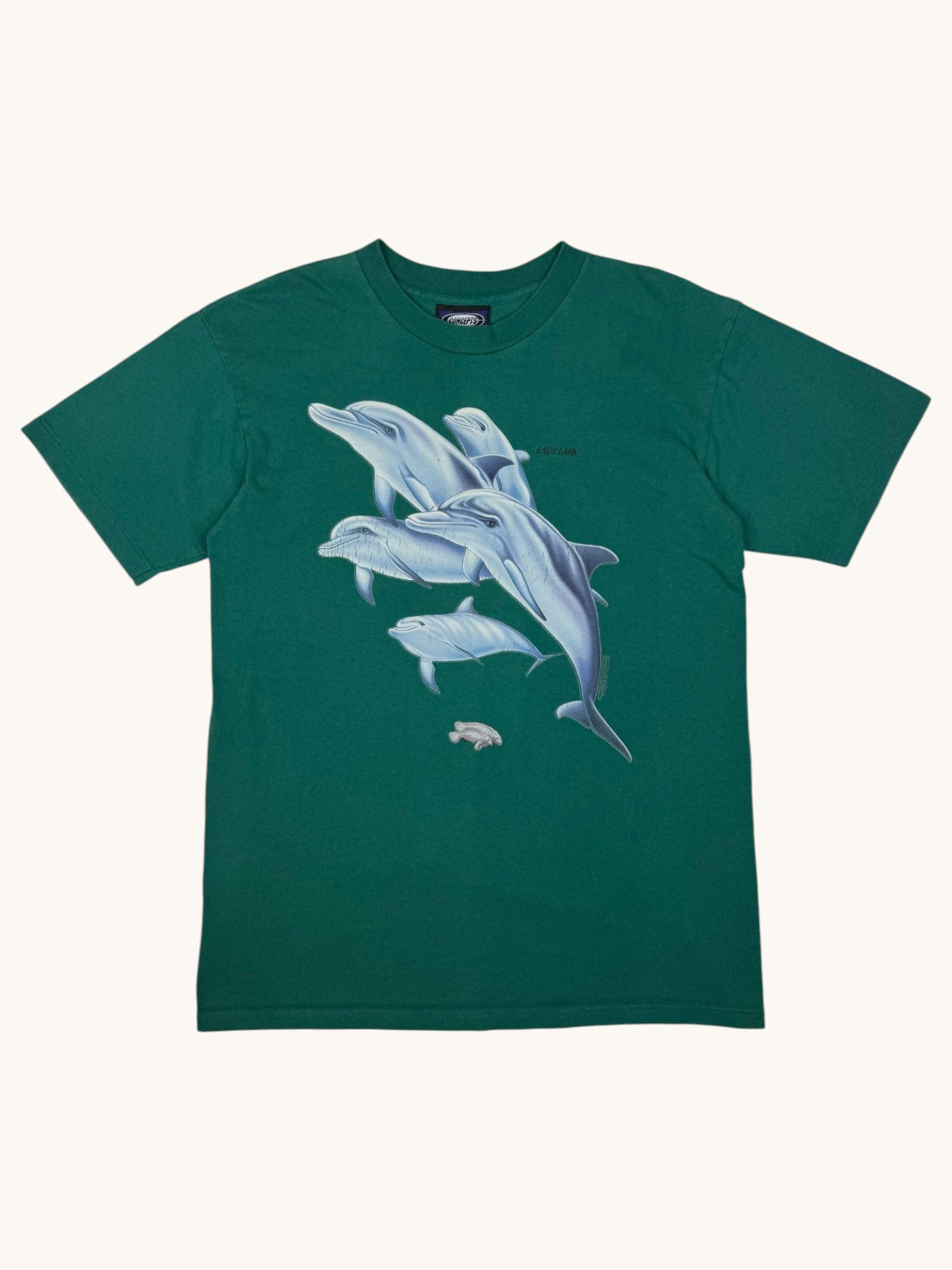 90s Concepts Sports Green Dolphin Tee - M