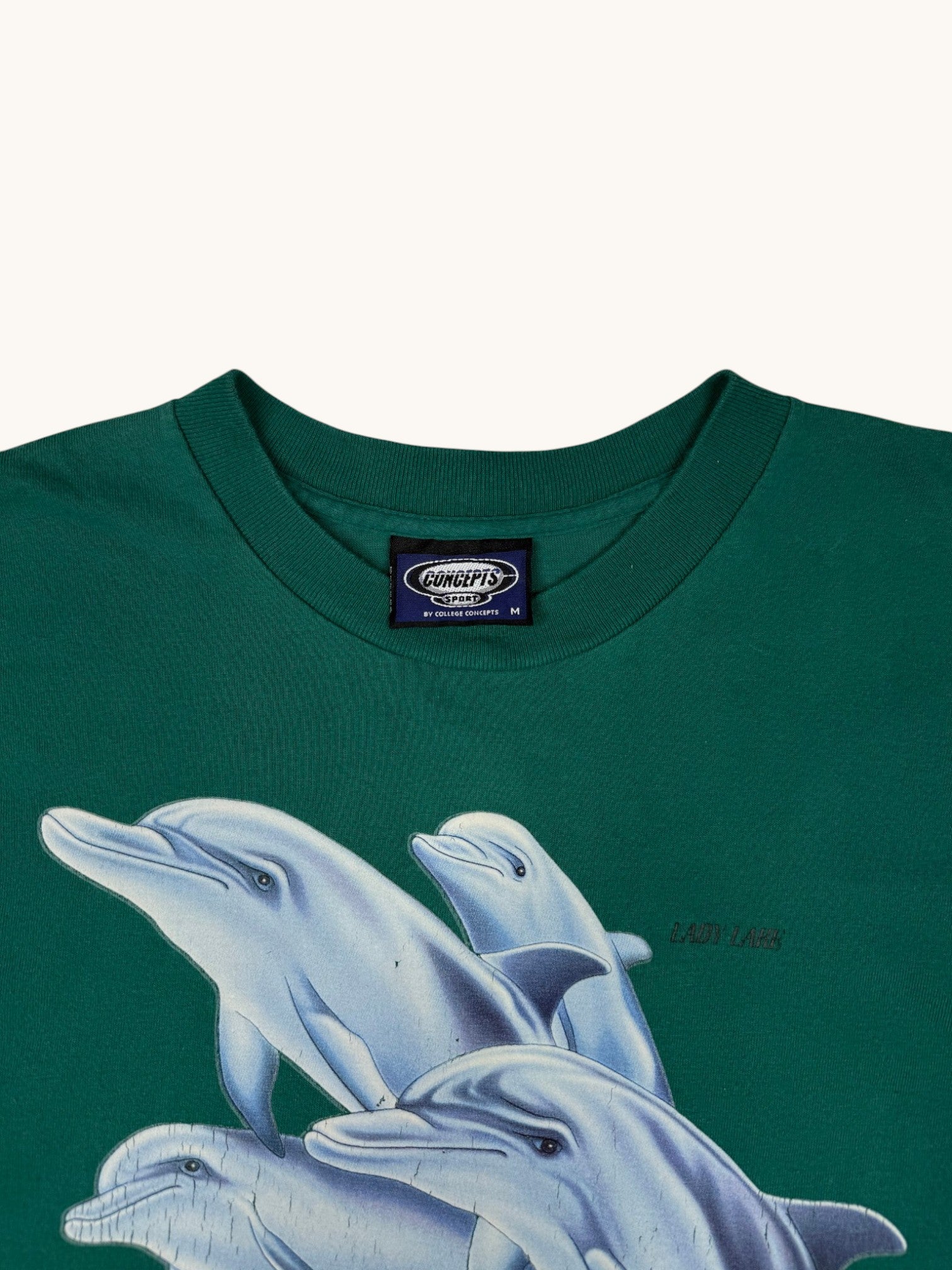 90s Concepts Sports Green Dolphin Tee - M