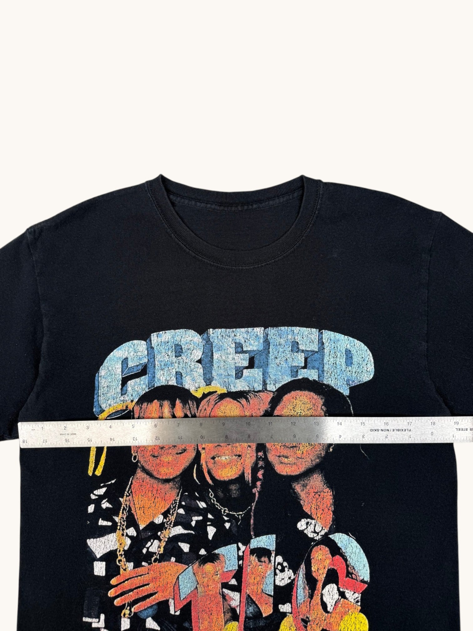 90s Black TLC CREEP Graphic Tee