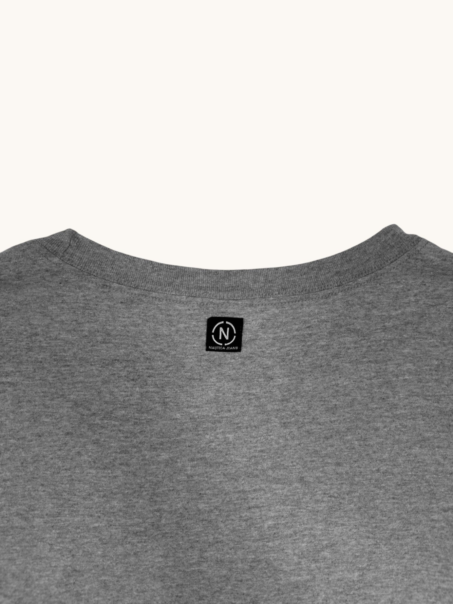 90s Nautica Gray Graphic Tee - 2XL