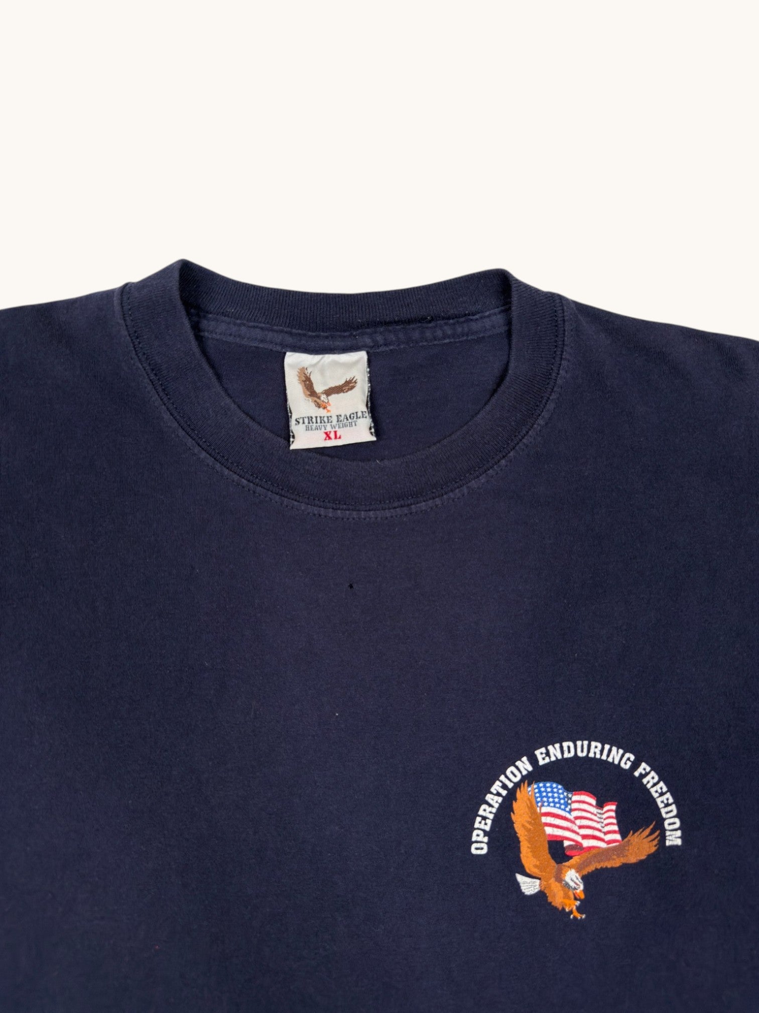 90s Strike Eagle Navy Graphic Tee - XL