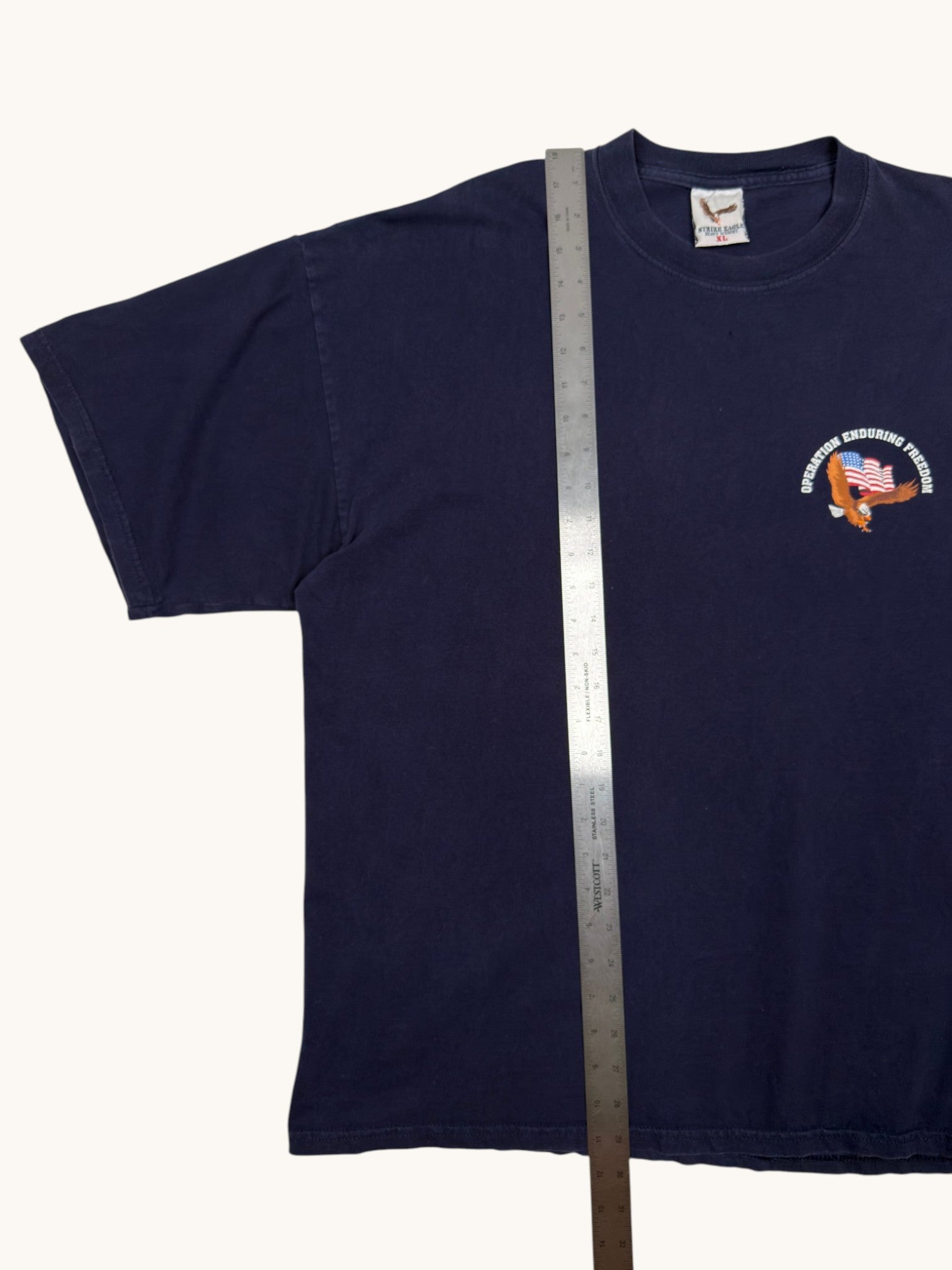 90s Strike Eagle Navy Graphic Tee - XL