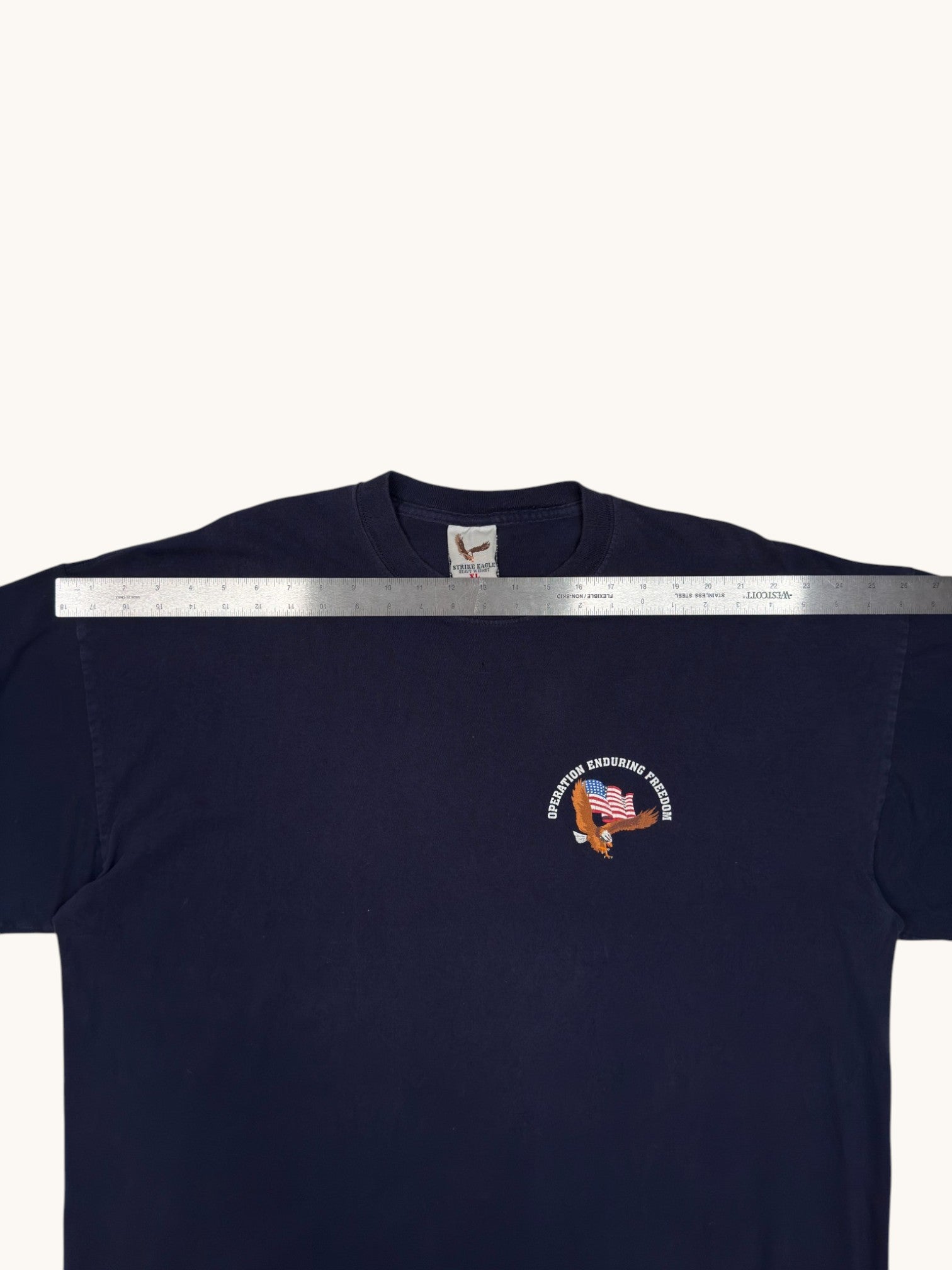 90s Strike Eagle Navy Graphic Tee - XL