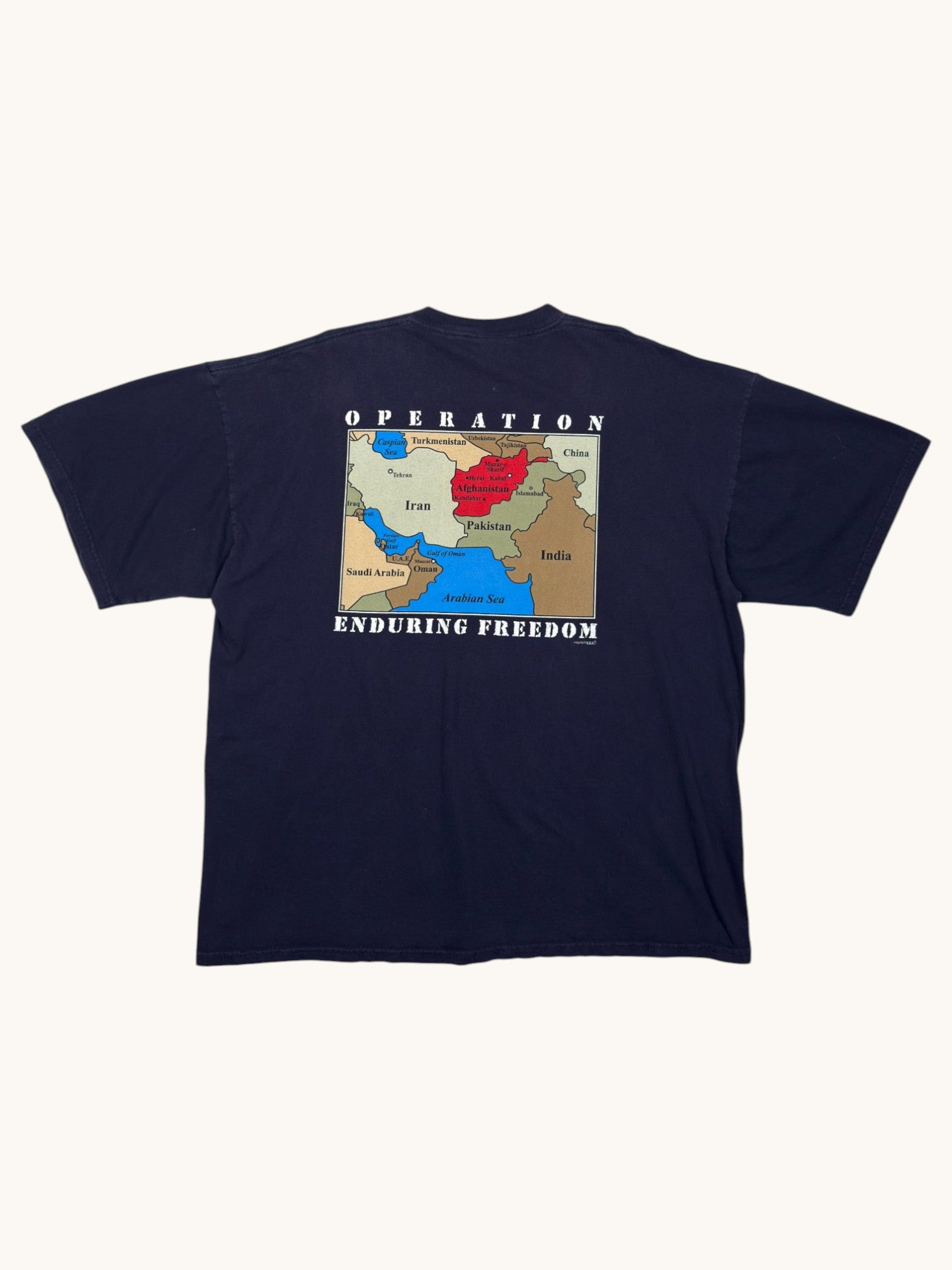 90s Strike Eagle Navy Graphic Tee - XL