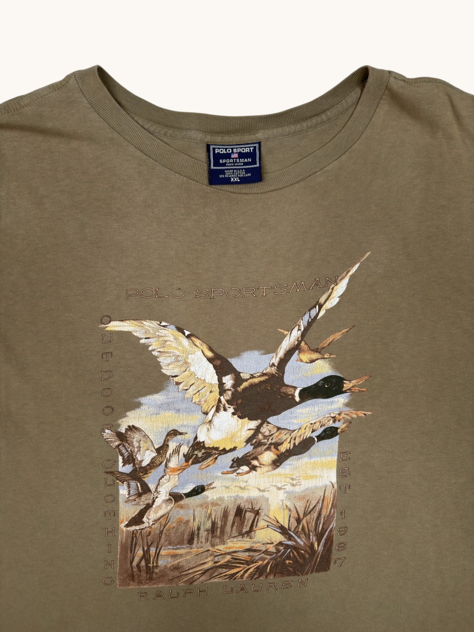 90s Polo Sport Duck Tee - 2XL