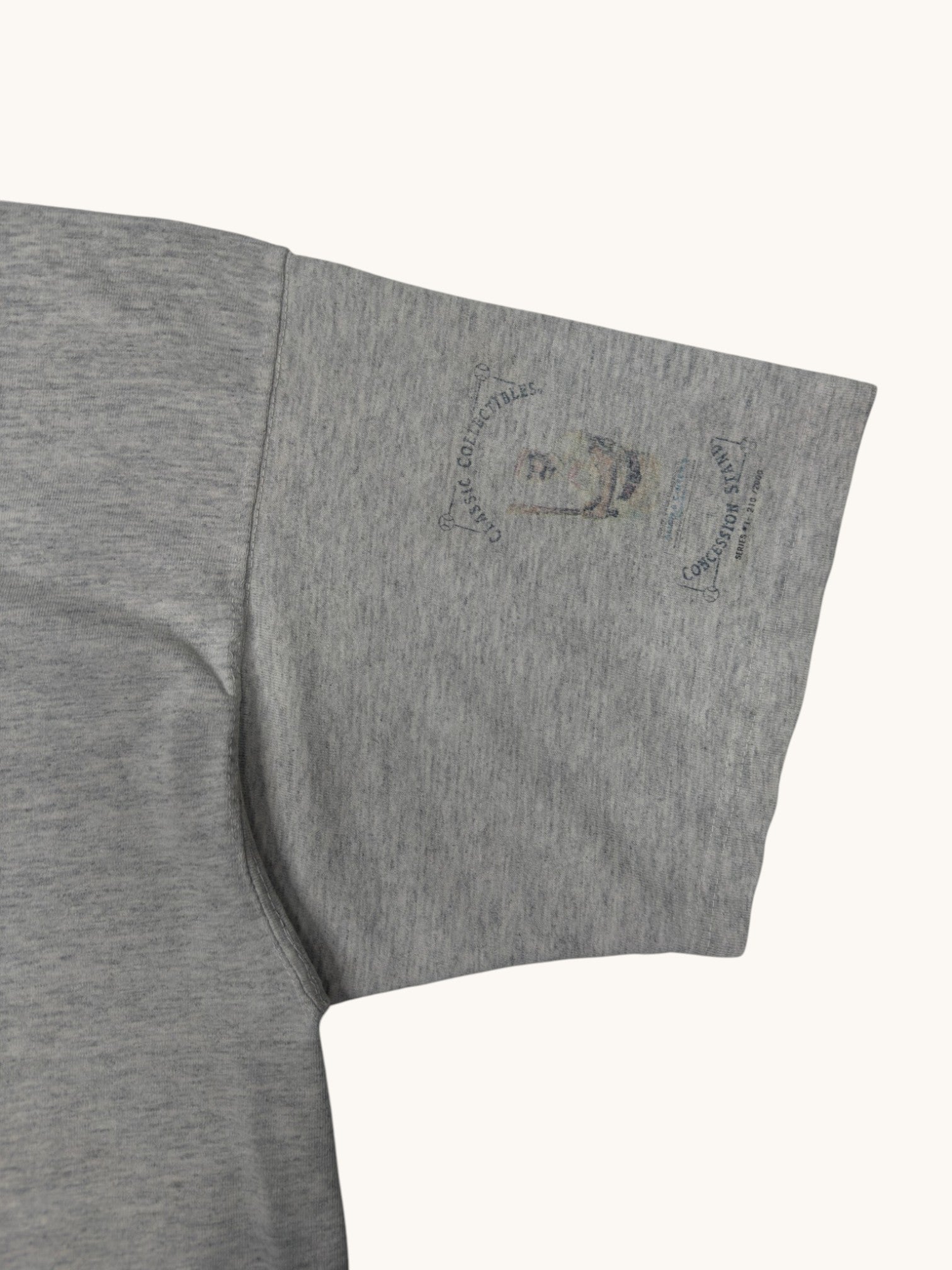 90s Santee Hvywt Gray Babe Ruth Tee