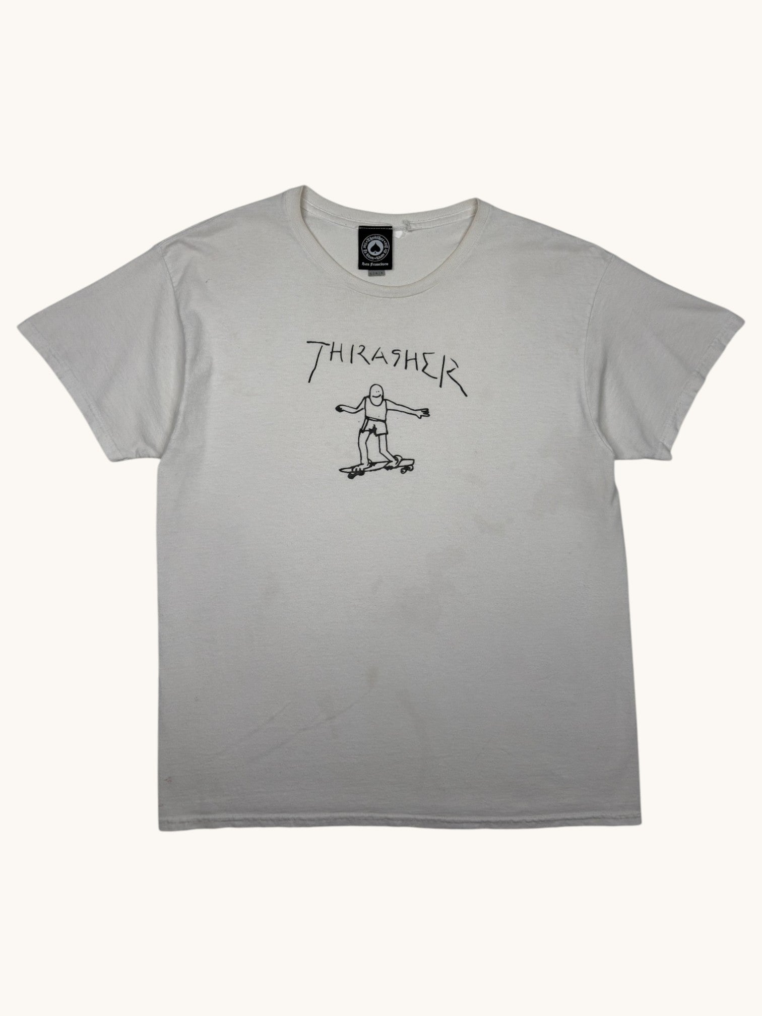 90s Thrasher Graphic Tee - L