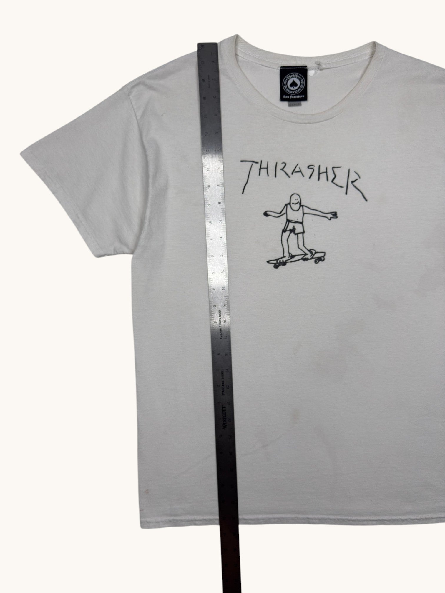90s Thrasher Graphic Tee - L