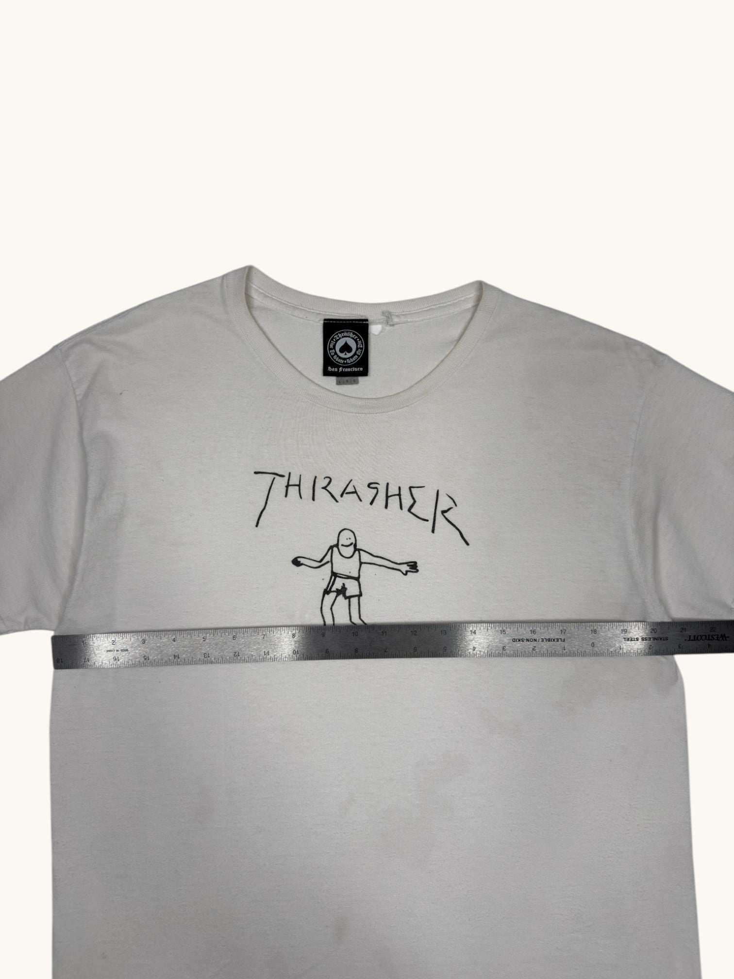 90s Thrasher Graphic Tee - L