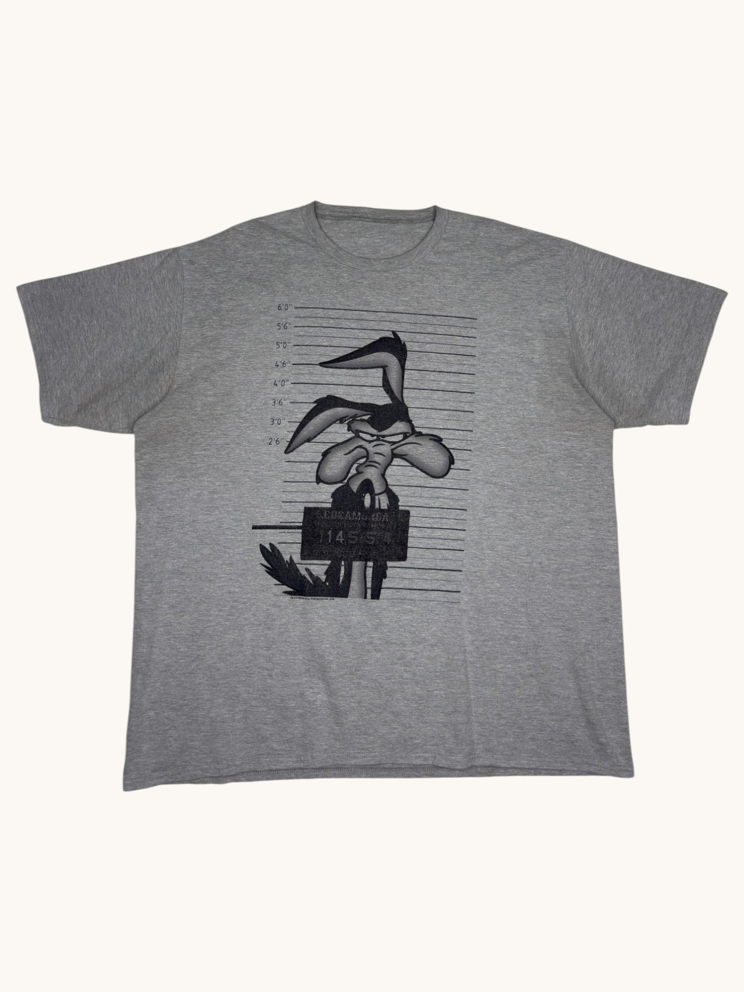 90s Gray Wile E. Coyote Tee