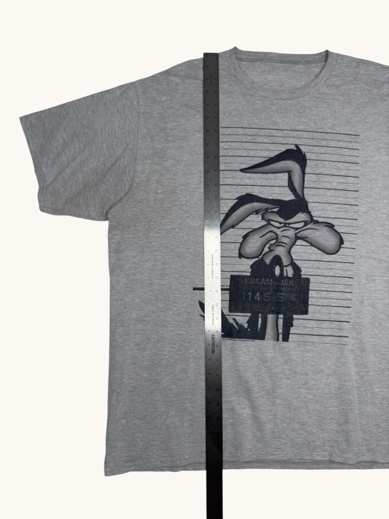 90s Gray Wile E. Coyote Tee