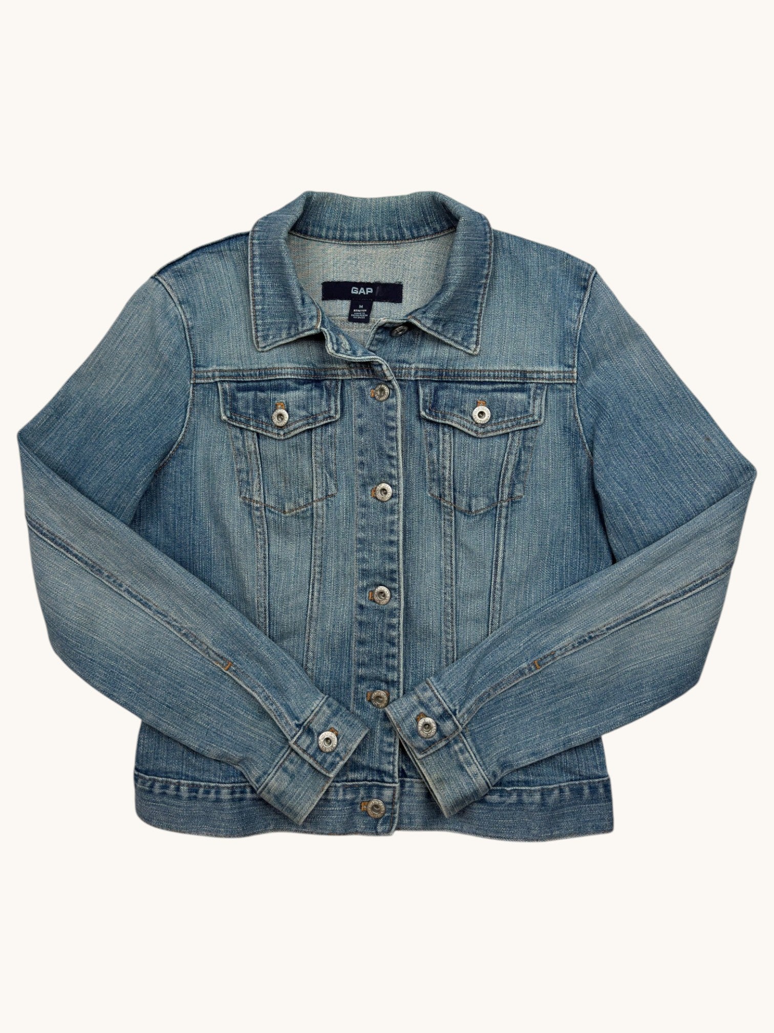 00s Gap Blue Denim Jacket - M