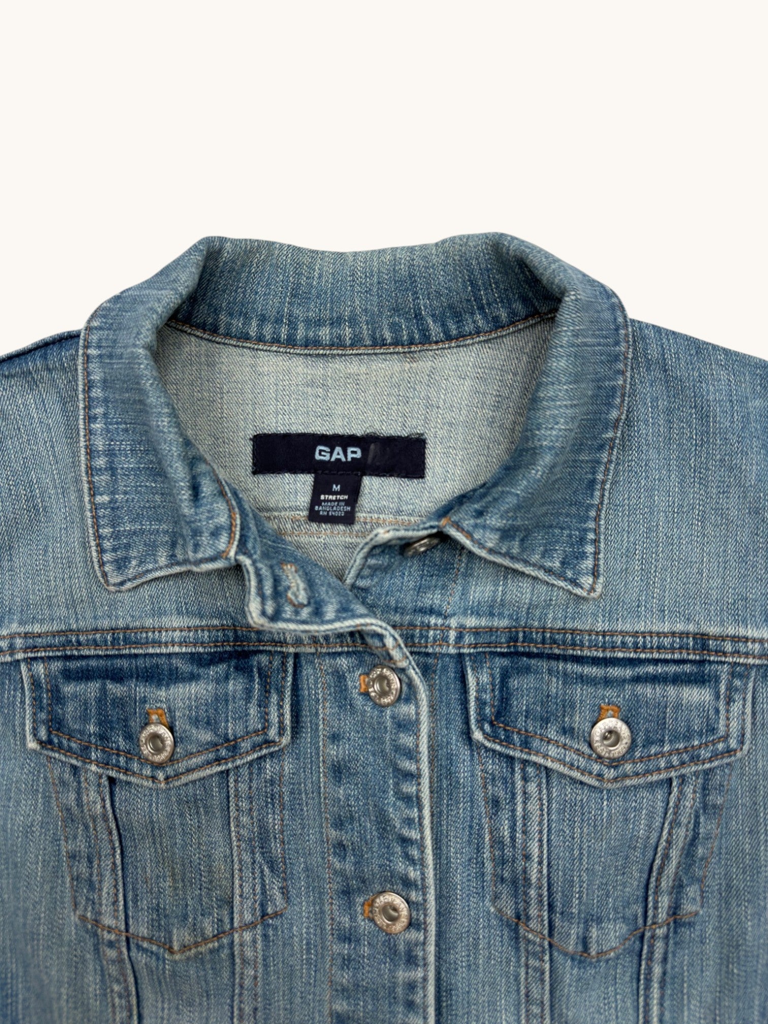 00s Gap Blue Denim Jacket - M
