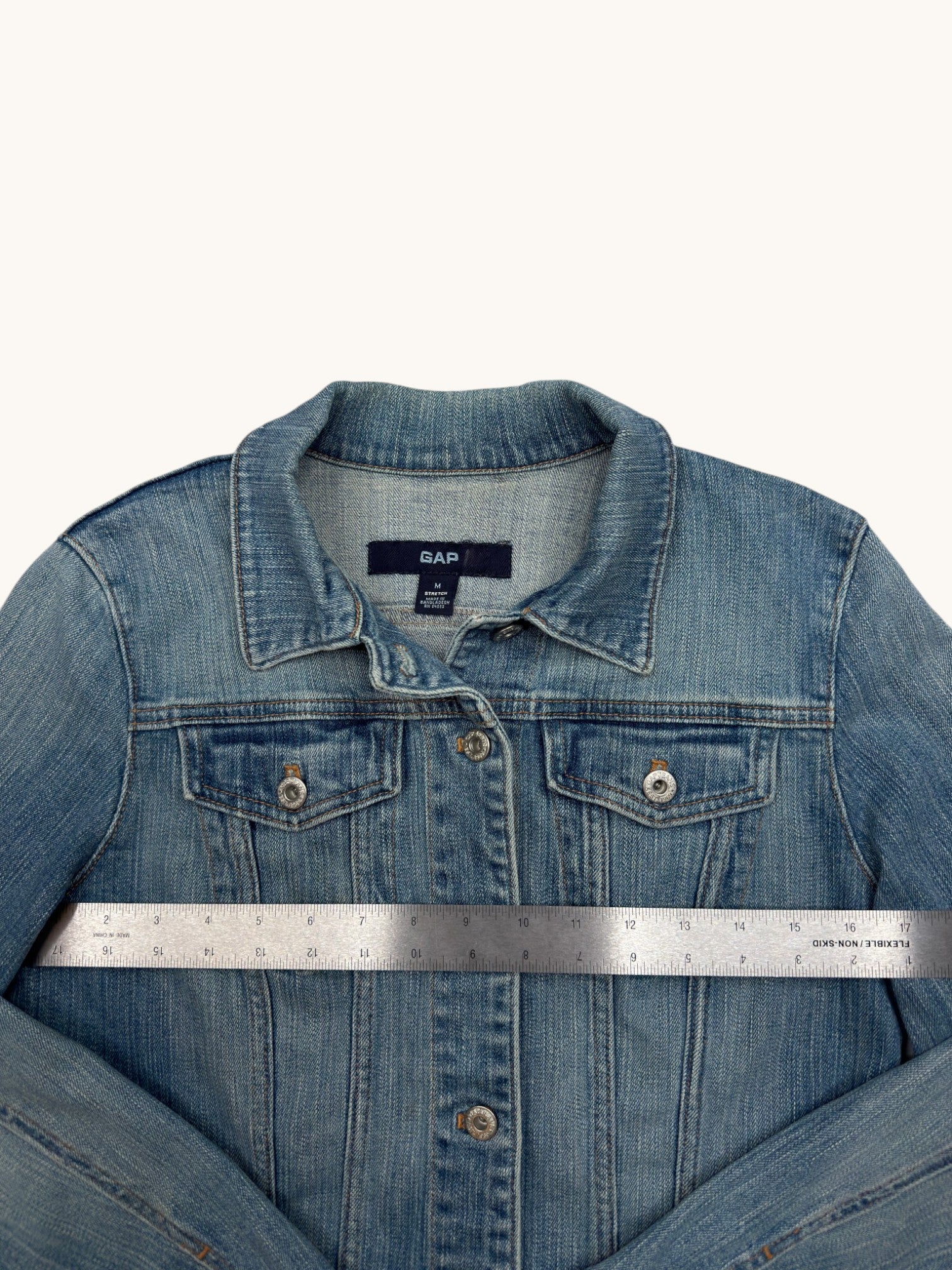 00s Gap Blue Denim Jacket - M