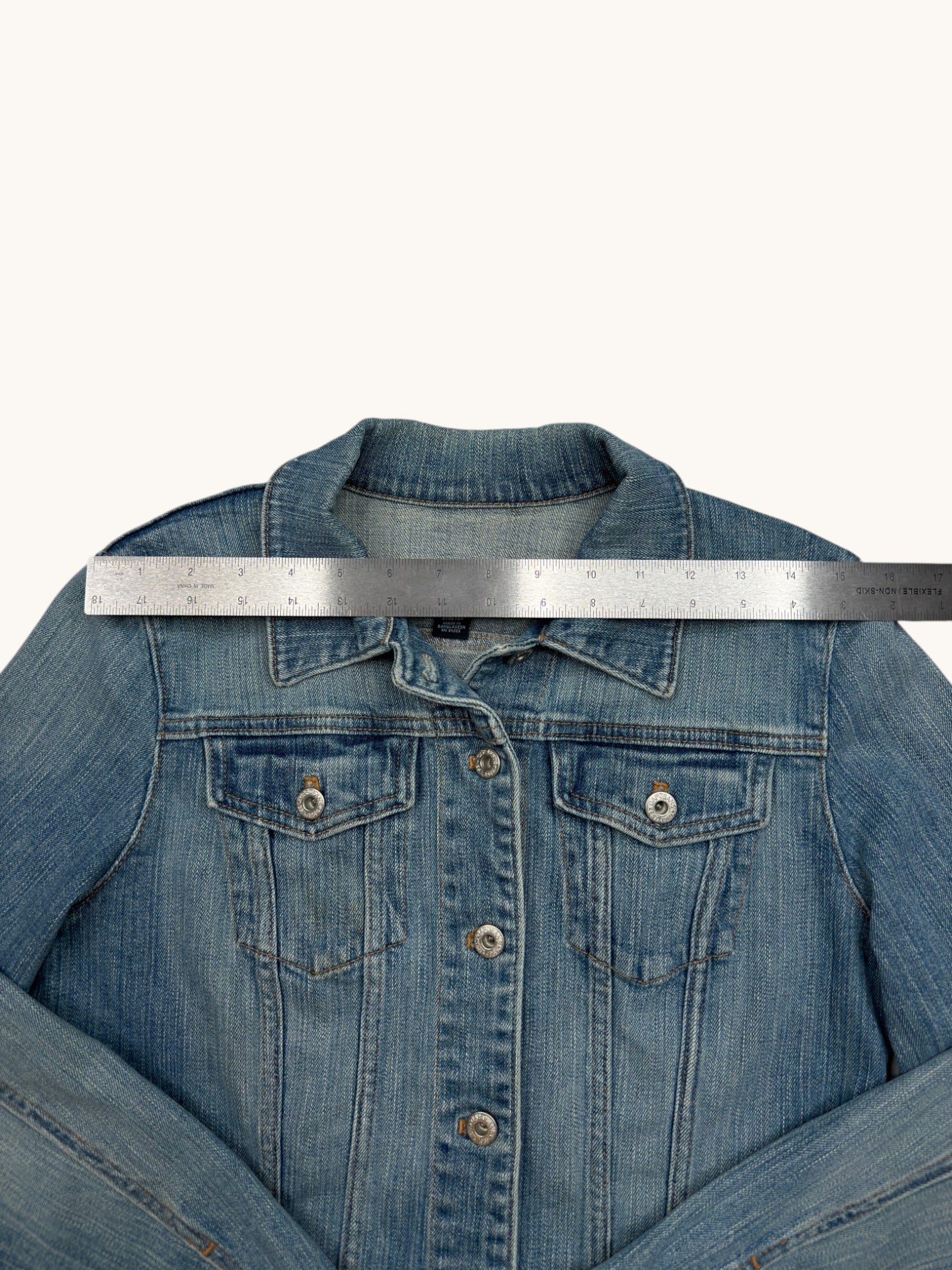 00s Gap Blue Denim Jacket - M