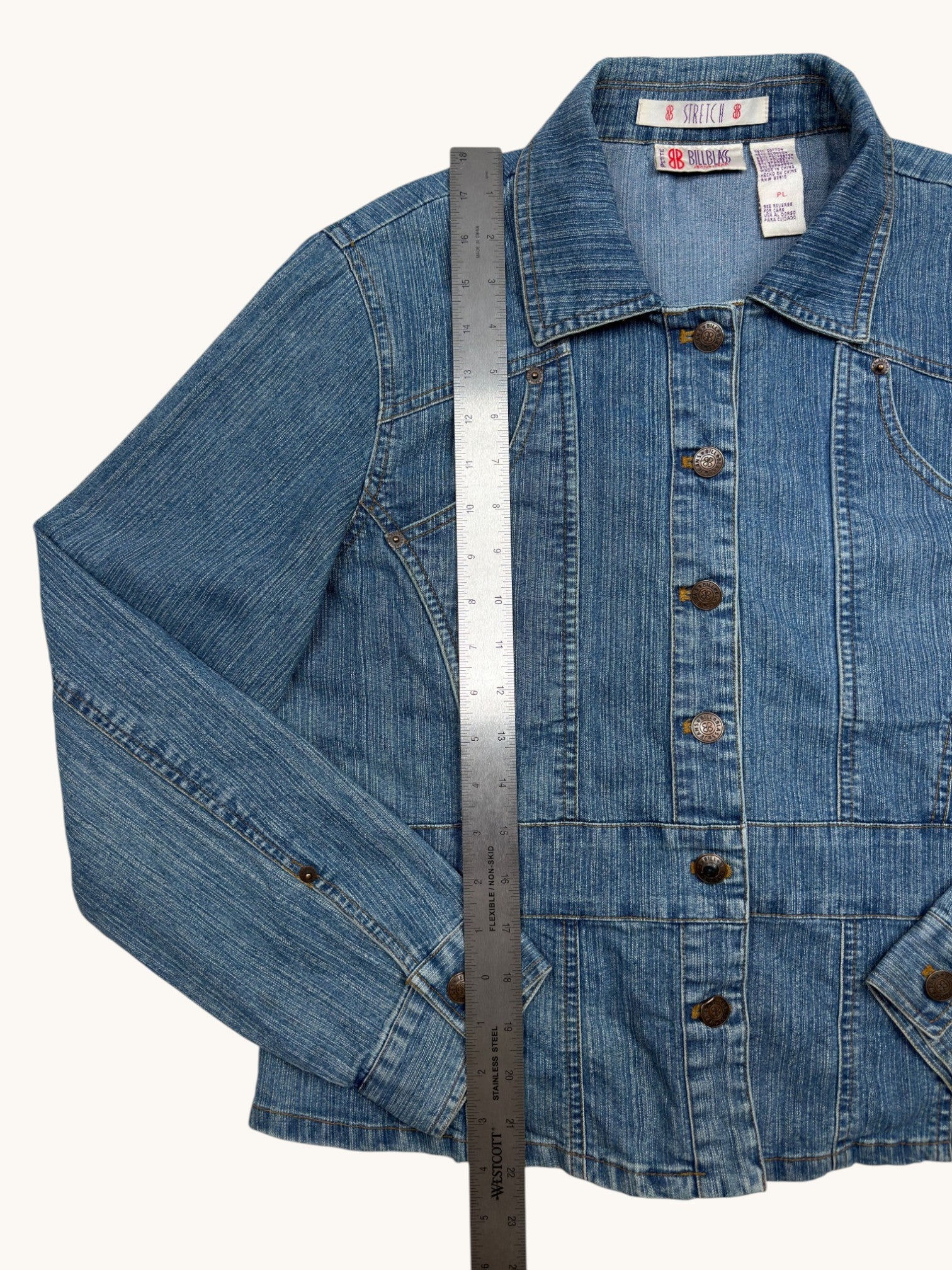 90s Billblass Jeans Blue Denim Jacket