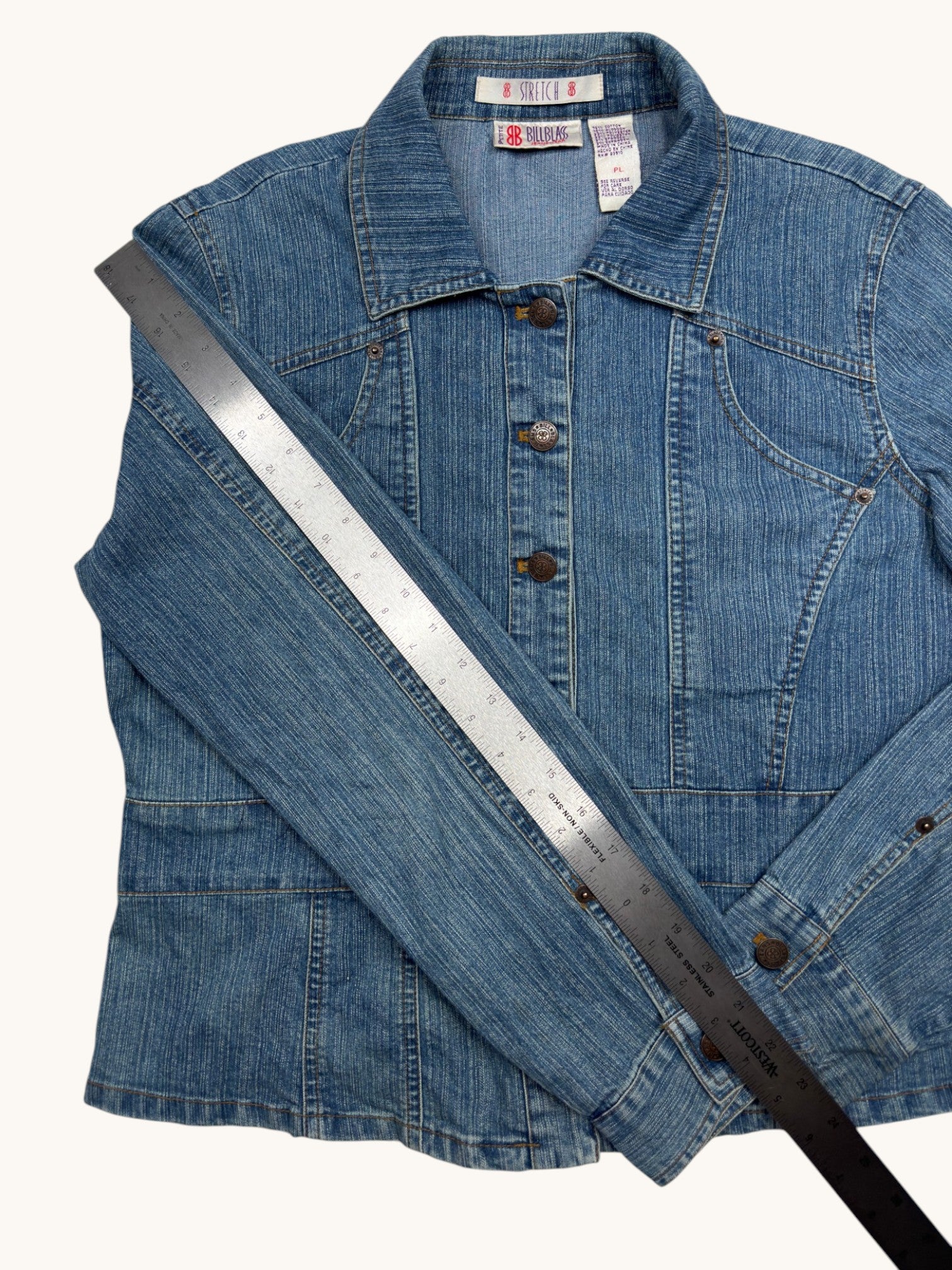 90s Billblass Jeans Blue Denim Jacket