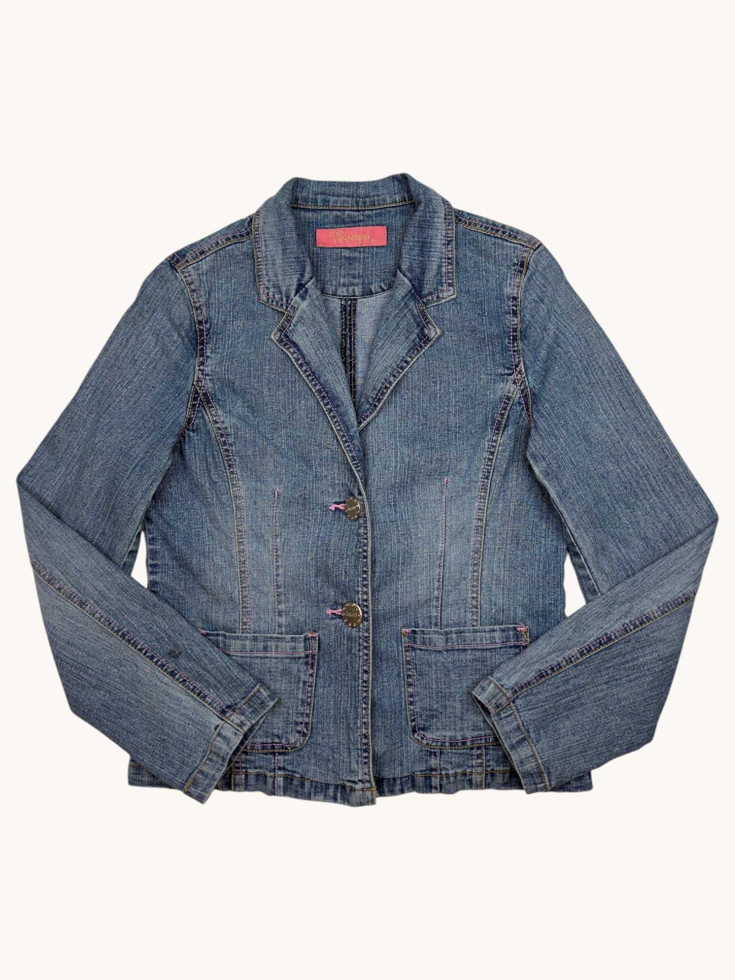 90s Bongo Blue Denim Jacket - XL