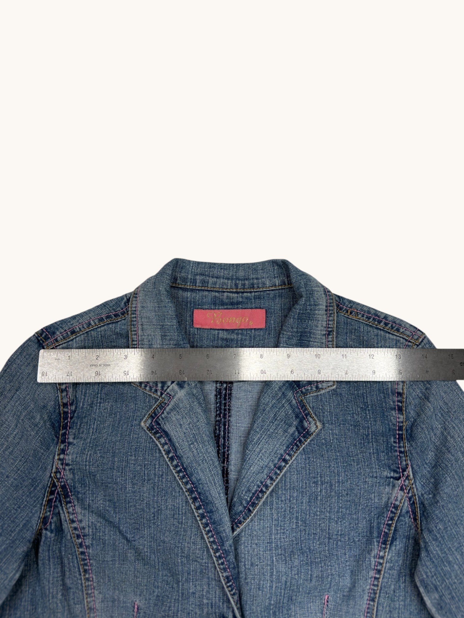90s Bongo Blue Denim Jacket - XL