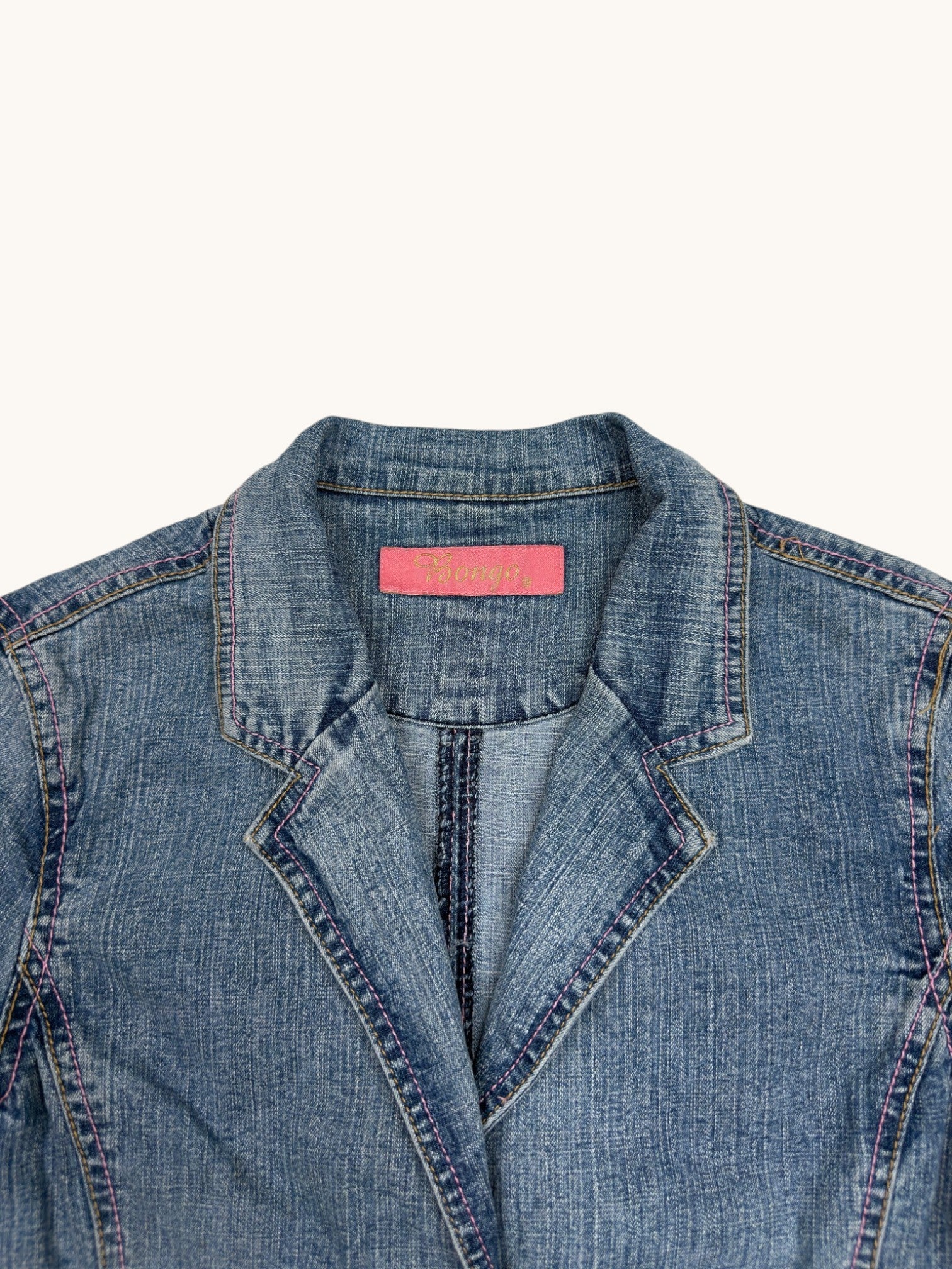 90s Bongo Blue Denim Jacket - XL