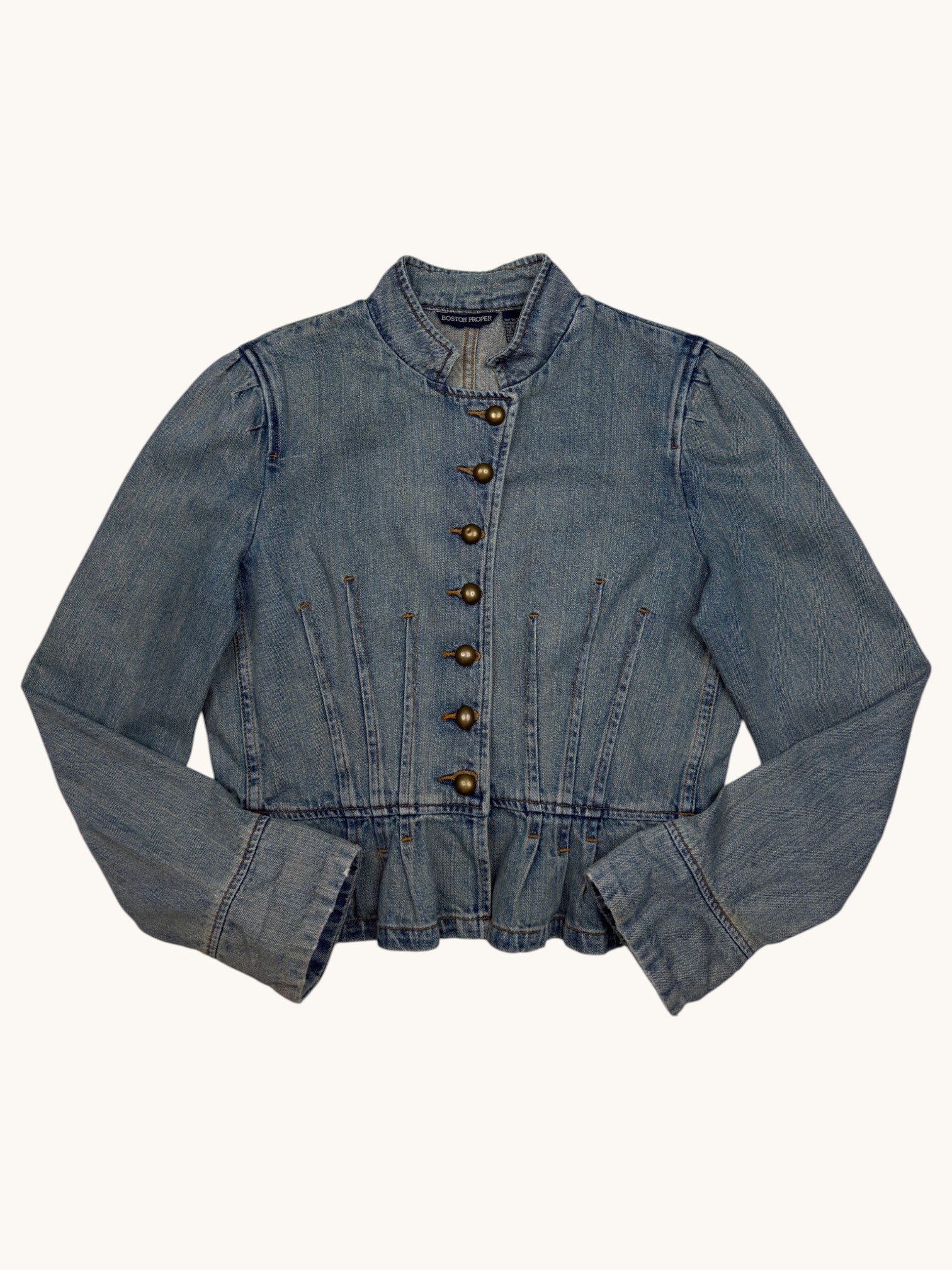 90s Boston Proper Blue Denim Jacket