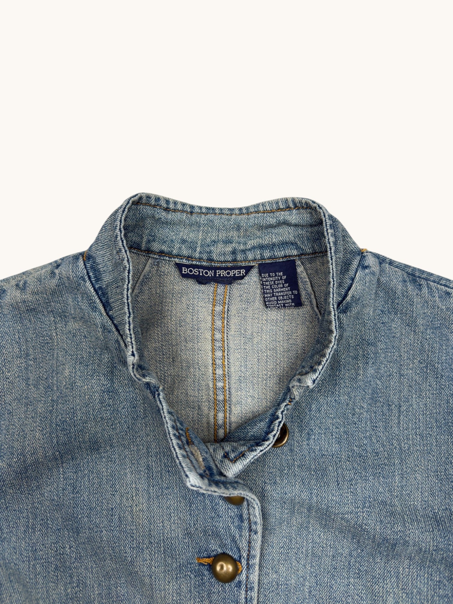 90s Boston Proper Blue Denim Jacket