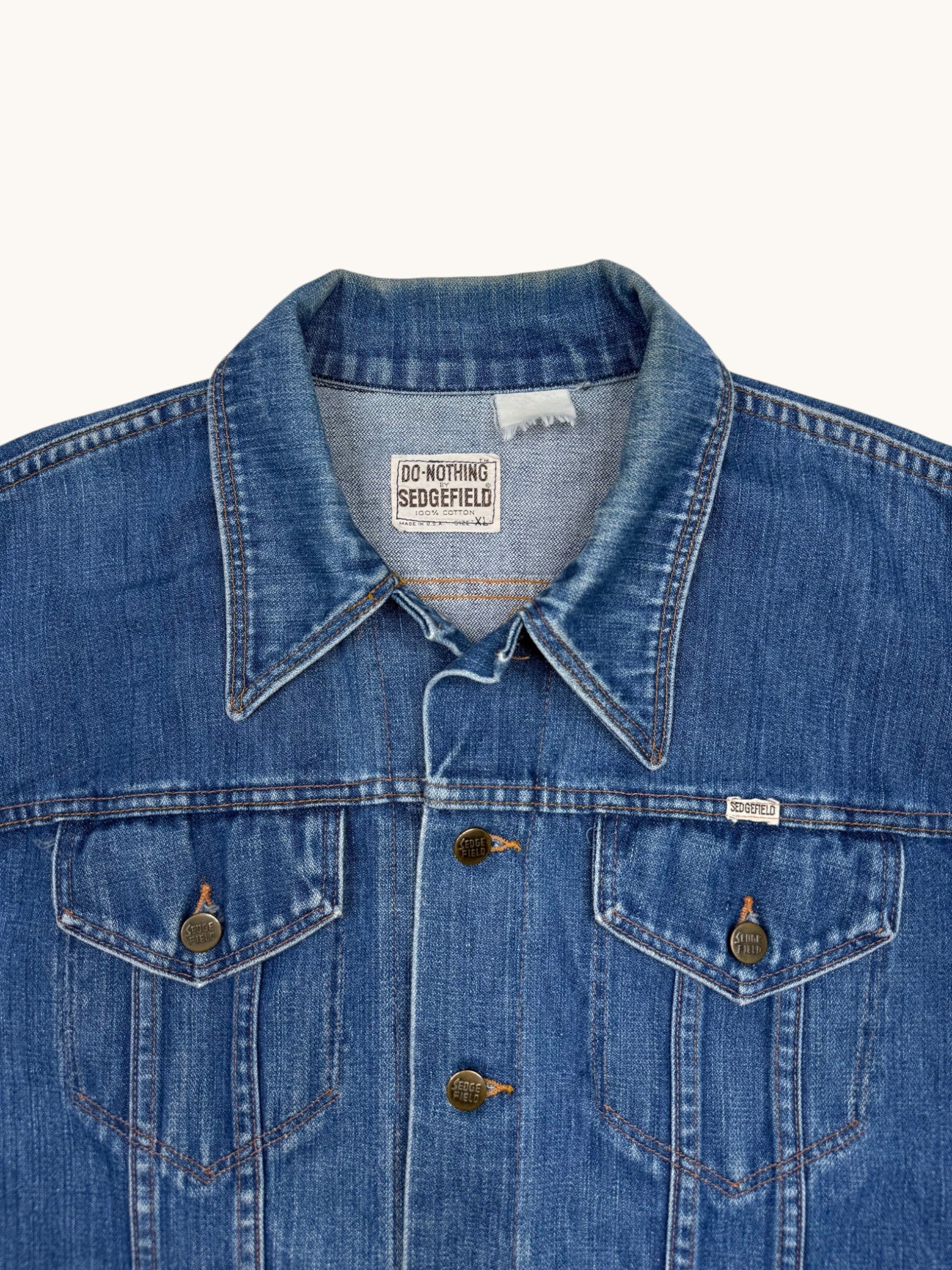 90s Do Nothing by Sedgefield Blue Denim Jacket - XL
