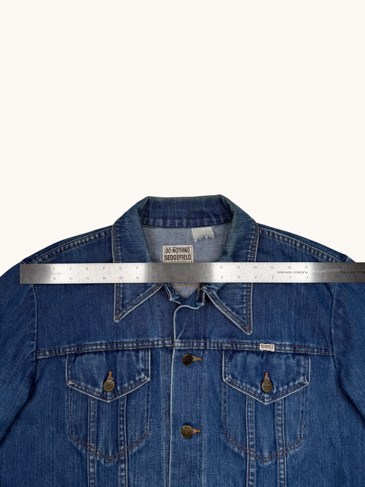 90s Do Nothing by Sedgefield Blue Denim Jacket - XL