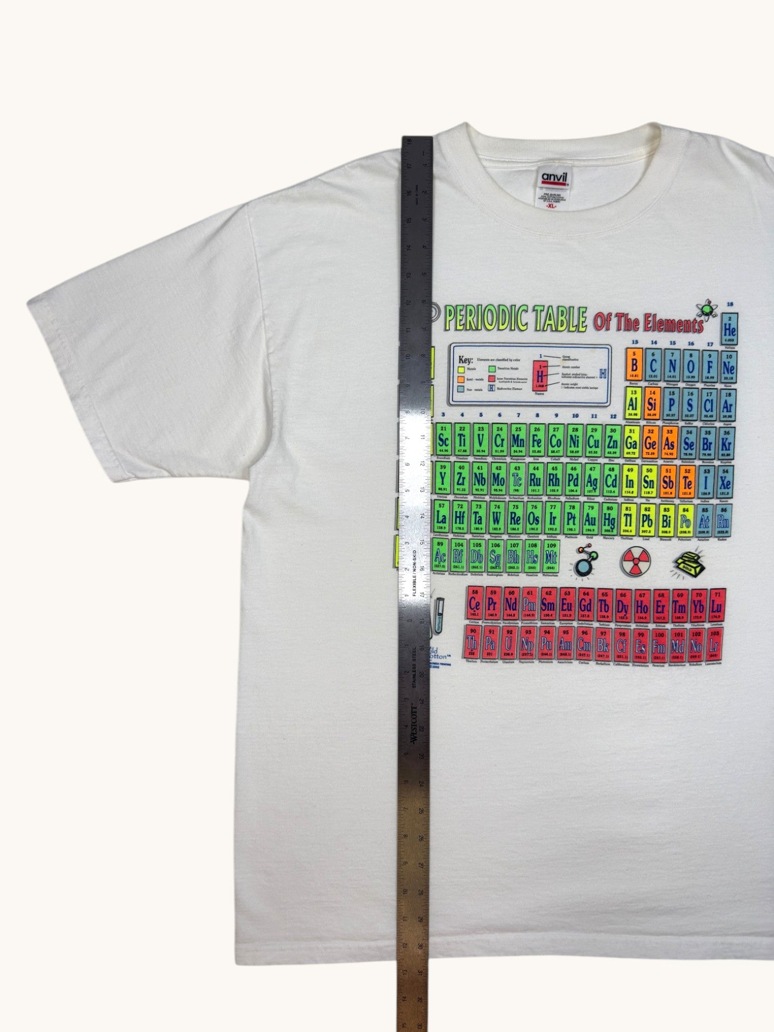 00s Anvil Periodic Table Tee - XL