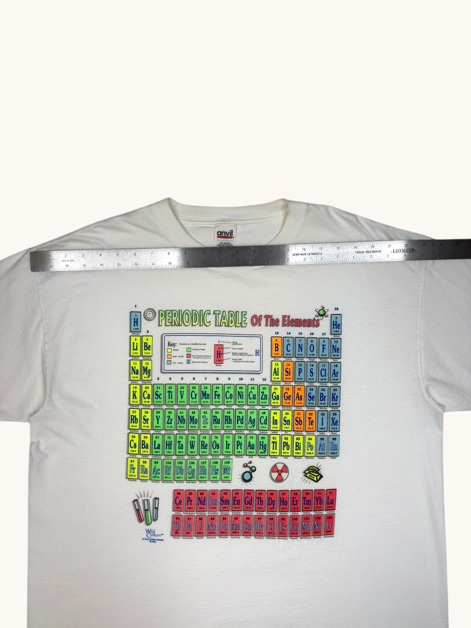 00s Anvil Periodic Table Tee - XL