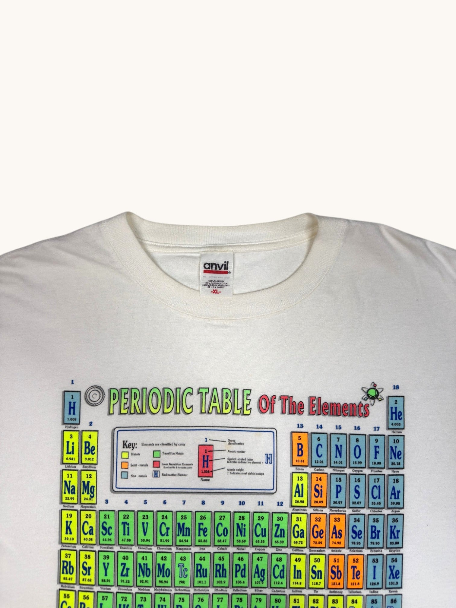 00s Anvil Periodic Table Tee - XL