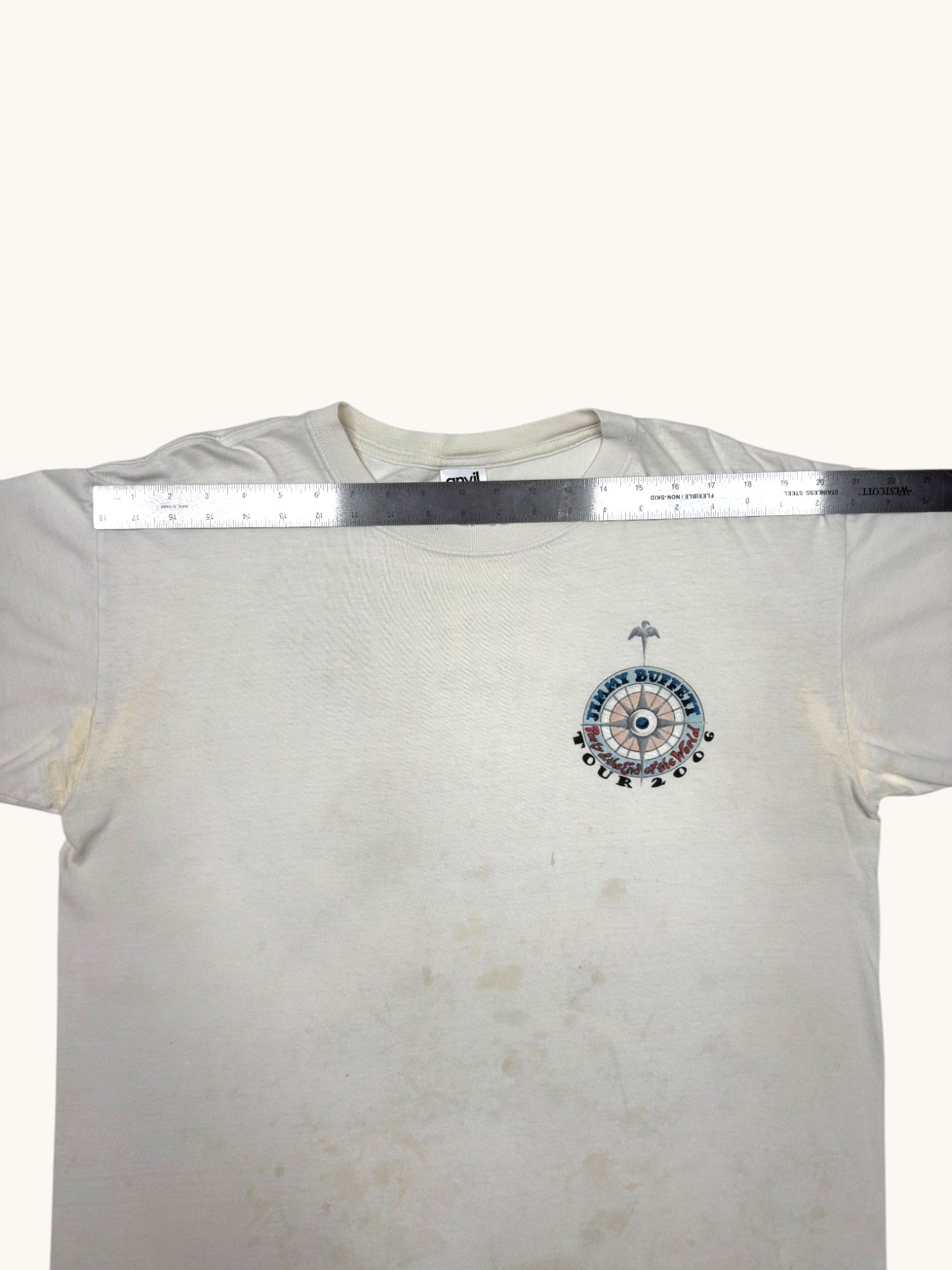 00s Anvil Jimmy Buffett Tour Tee - L
