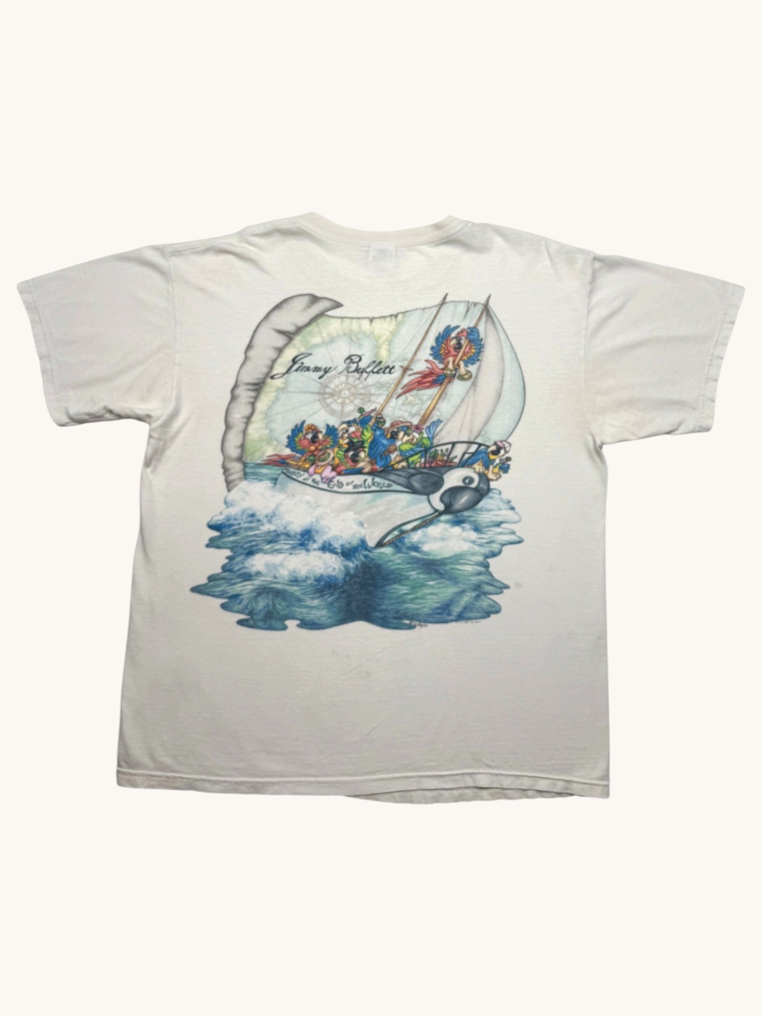 00s Anvil Jimmy Buffett Tour Tee - L