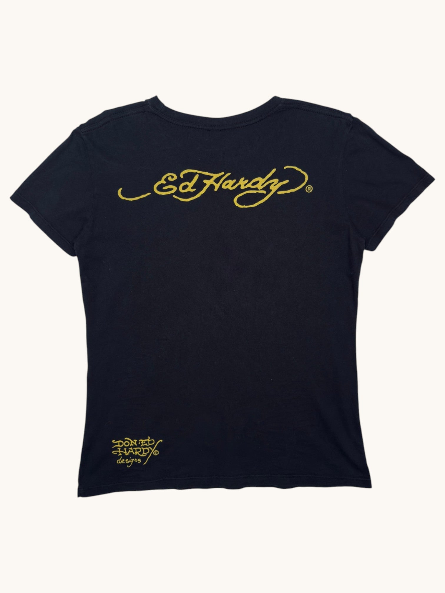 00s Ed Hardy Black Graphic Tee - L