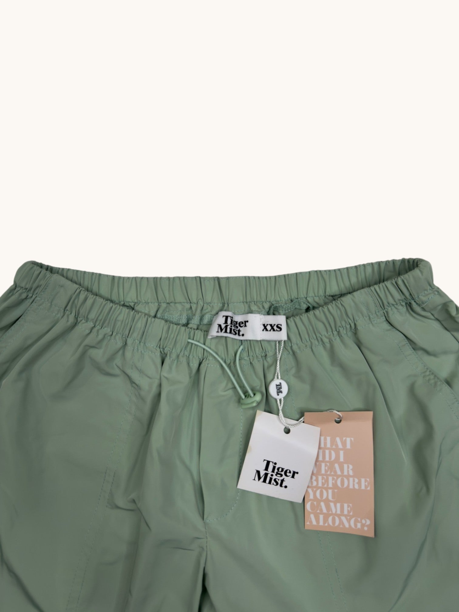 Tiger Mist Green Pants - XXS