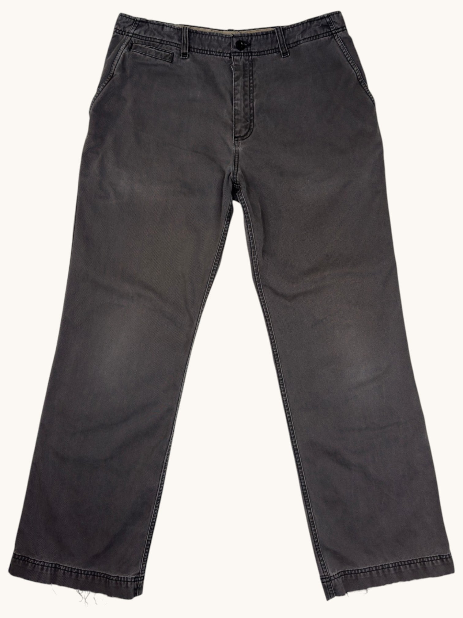00s Old Navy Gray Khaki Pants - 34x32