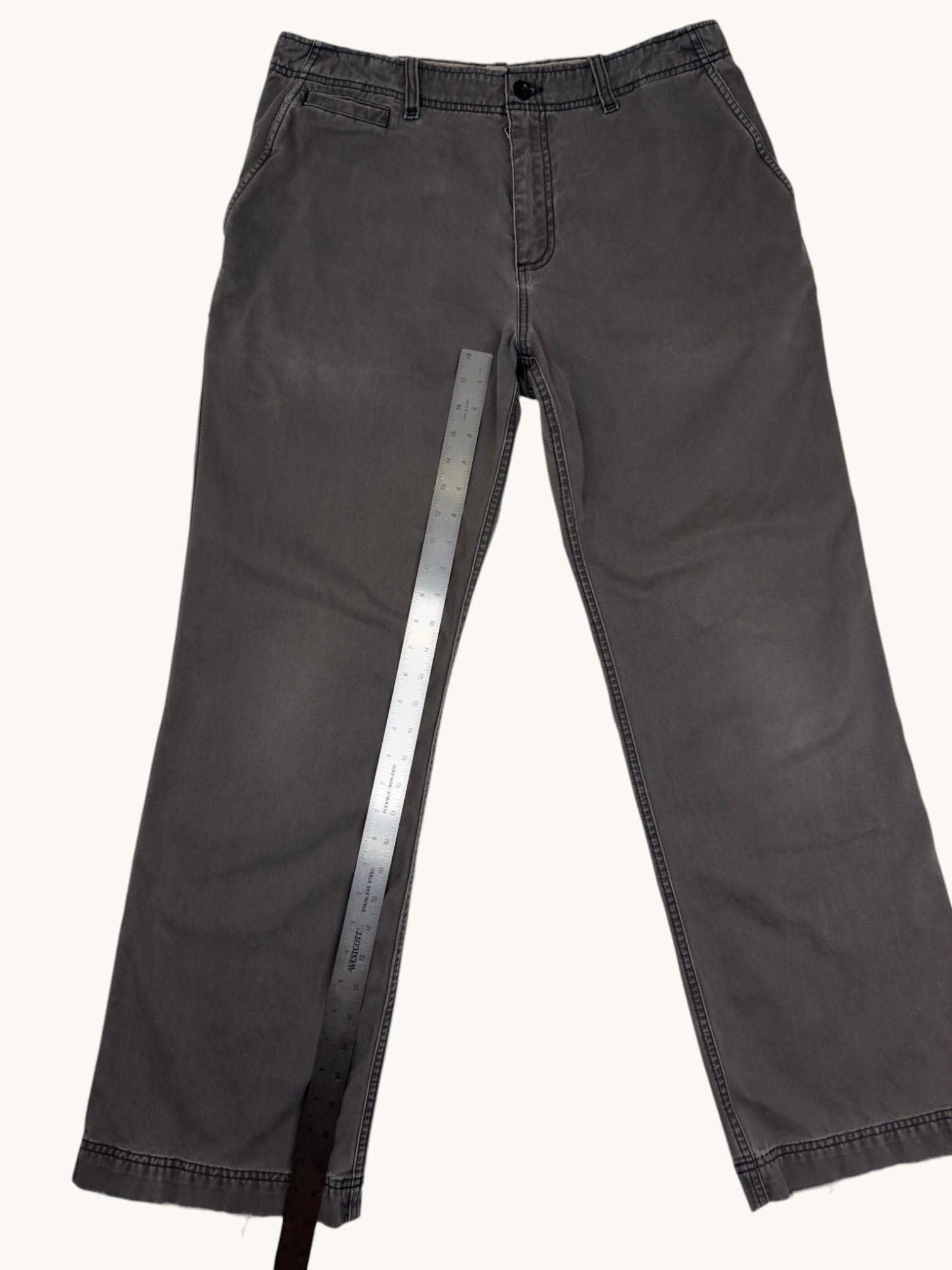 00s Old Navy Gray Khaki Pants - 34x32