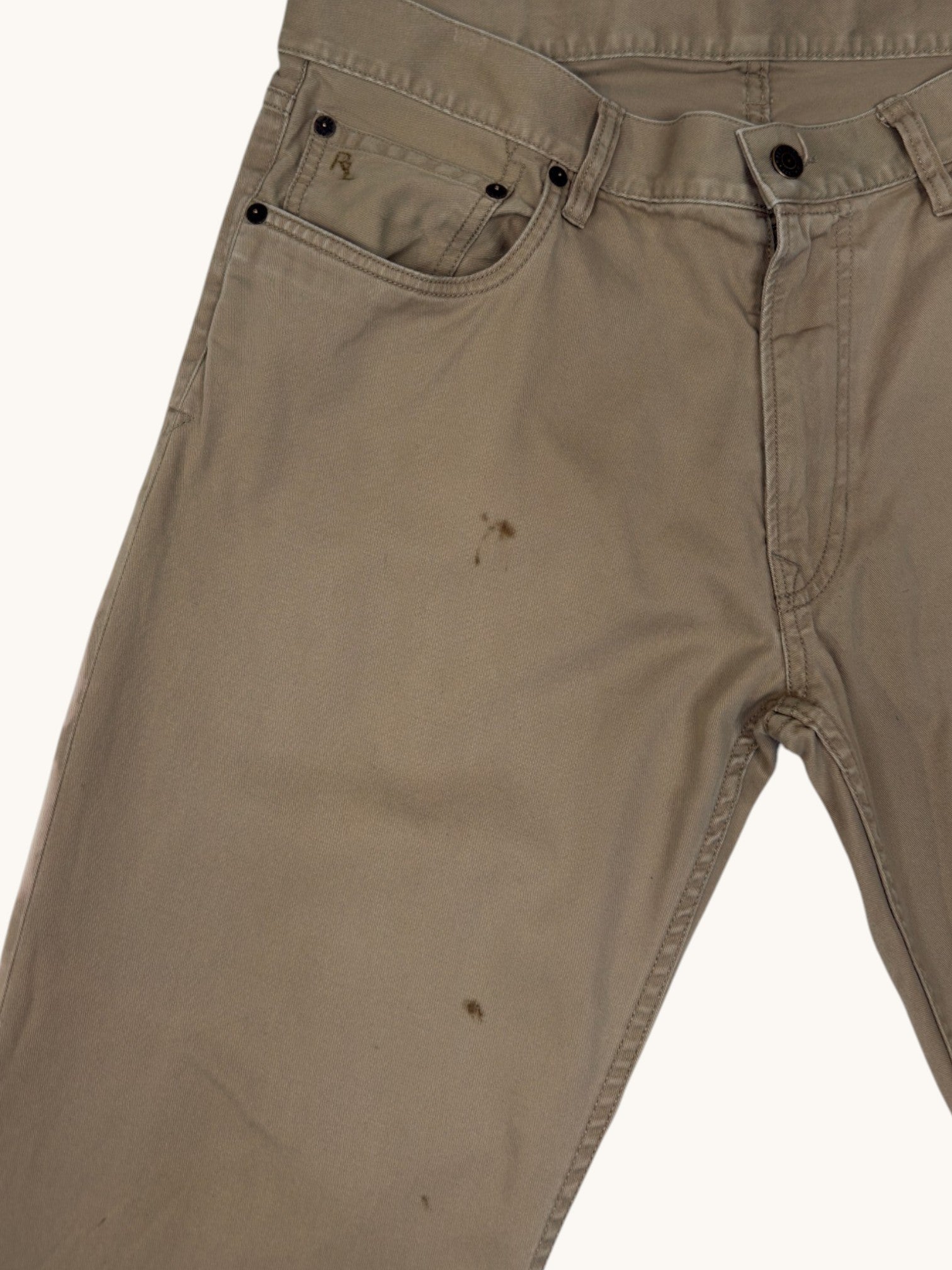 00s Polo Ralph Lauren Beige Khaki Pants - 34x34