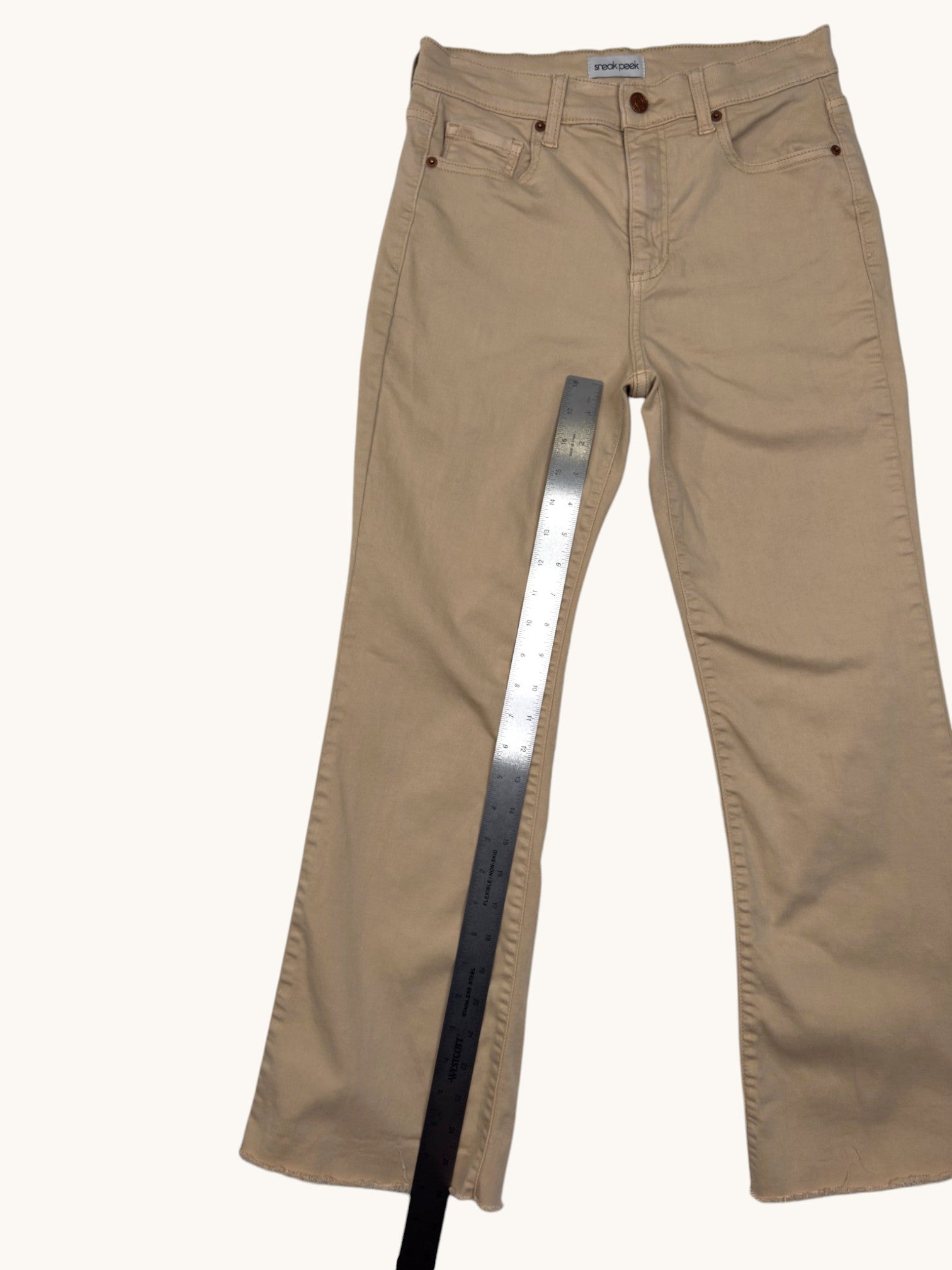 00s Sneak Peek Beige Pants - 26