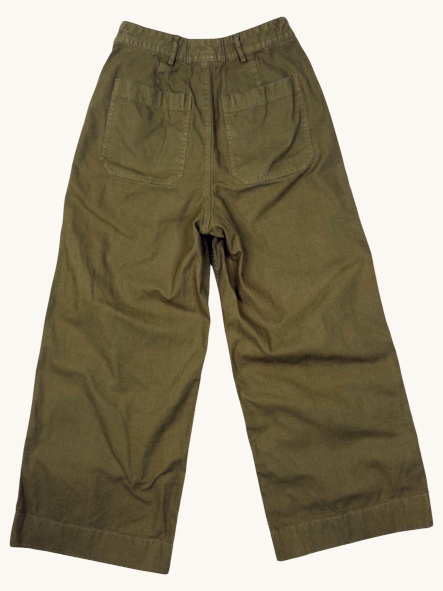 J Crew Green Cotton Pants - 4